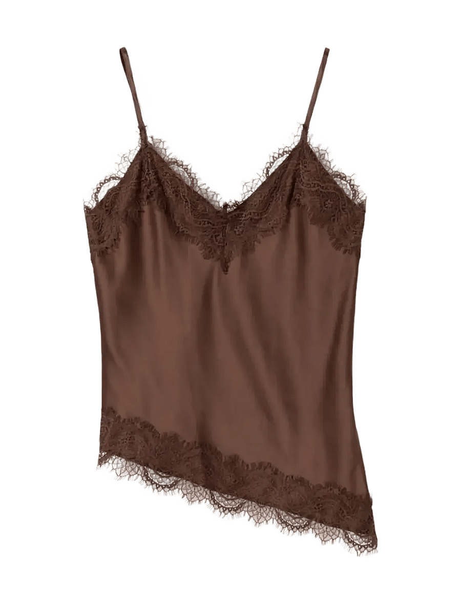 Noella - N-Minne Blouse - sleeveless blouses - chocolate - 1