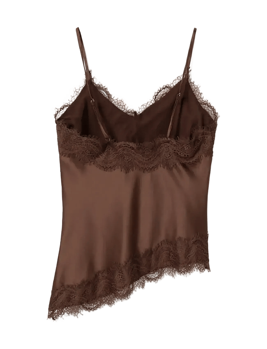 Noella - N-Minne Blouse - sleeveless blouses - chocolate - 2