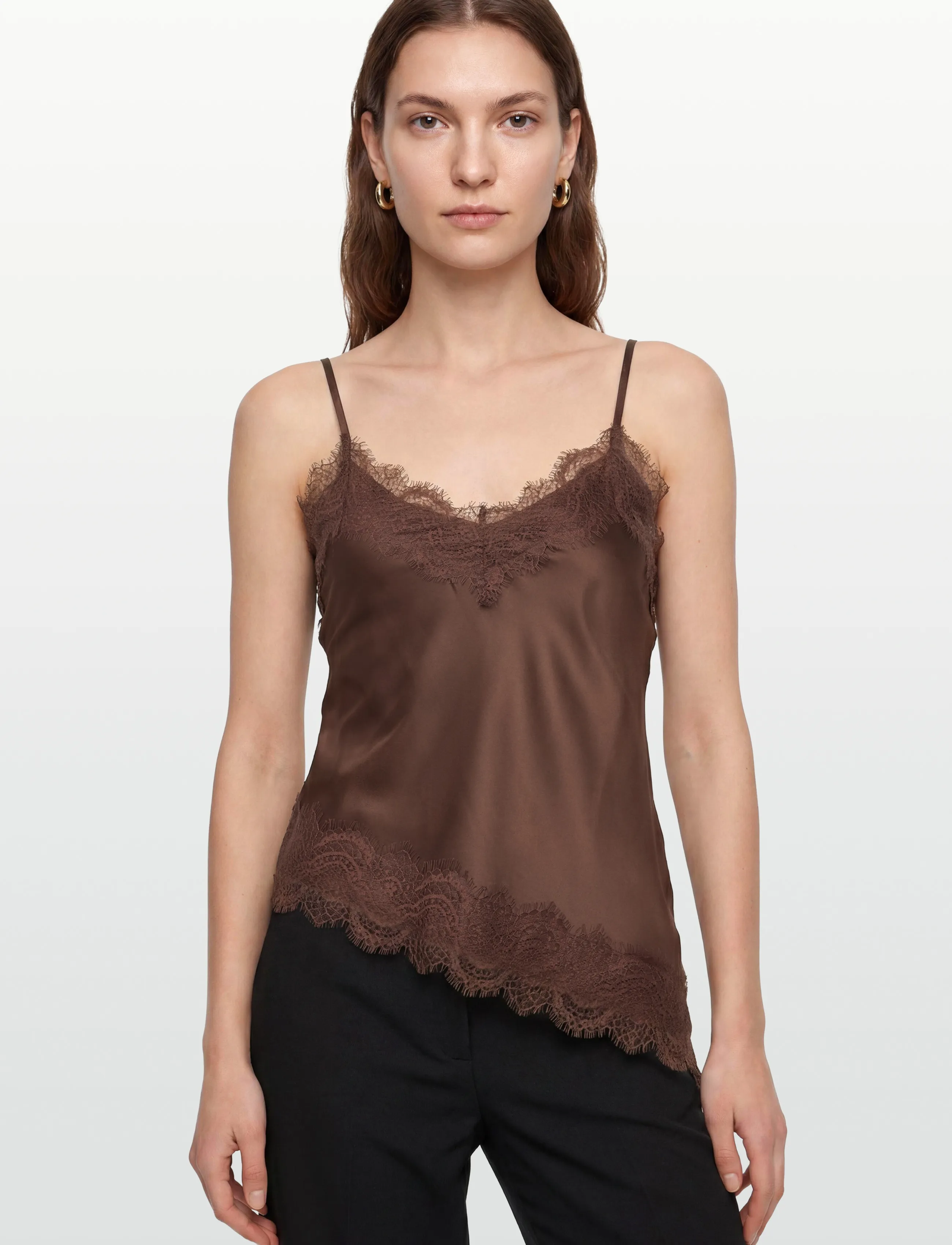 Noella - N-Minne Blouse - Ärmellose blusen - chocolate - 3