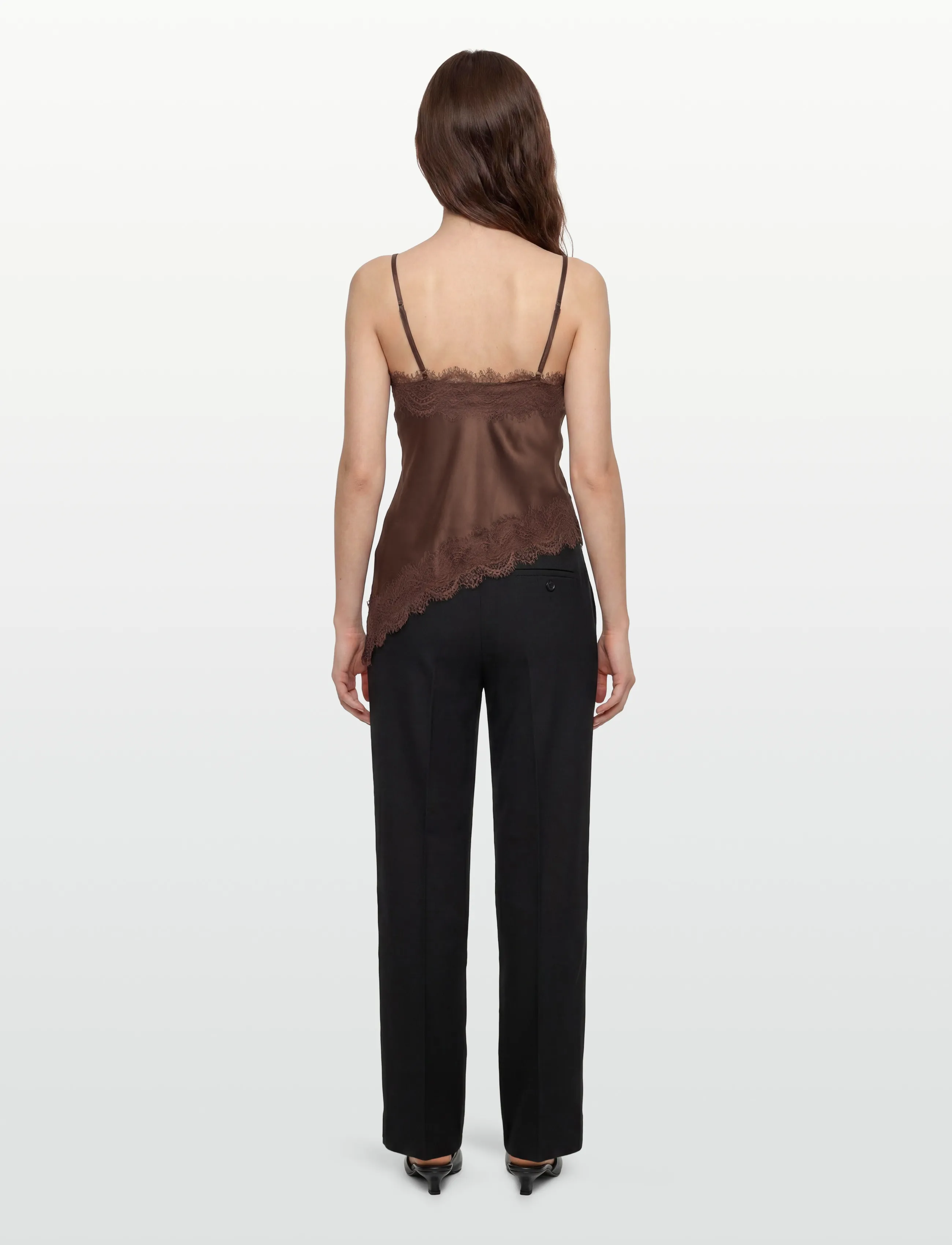 Noella - N-Minne Blouse - Ärmellose blusen - chocolate - 4