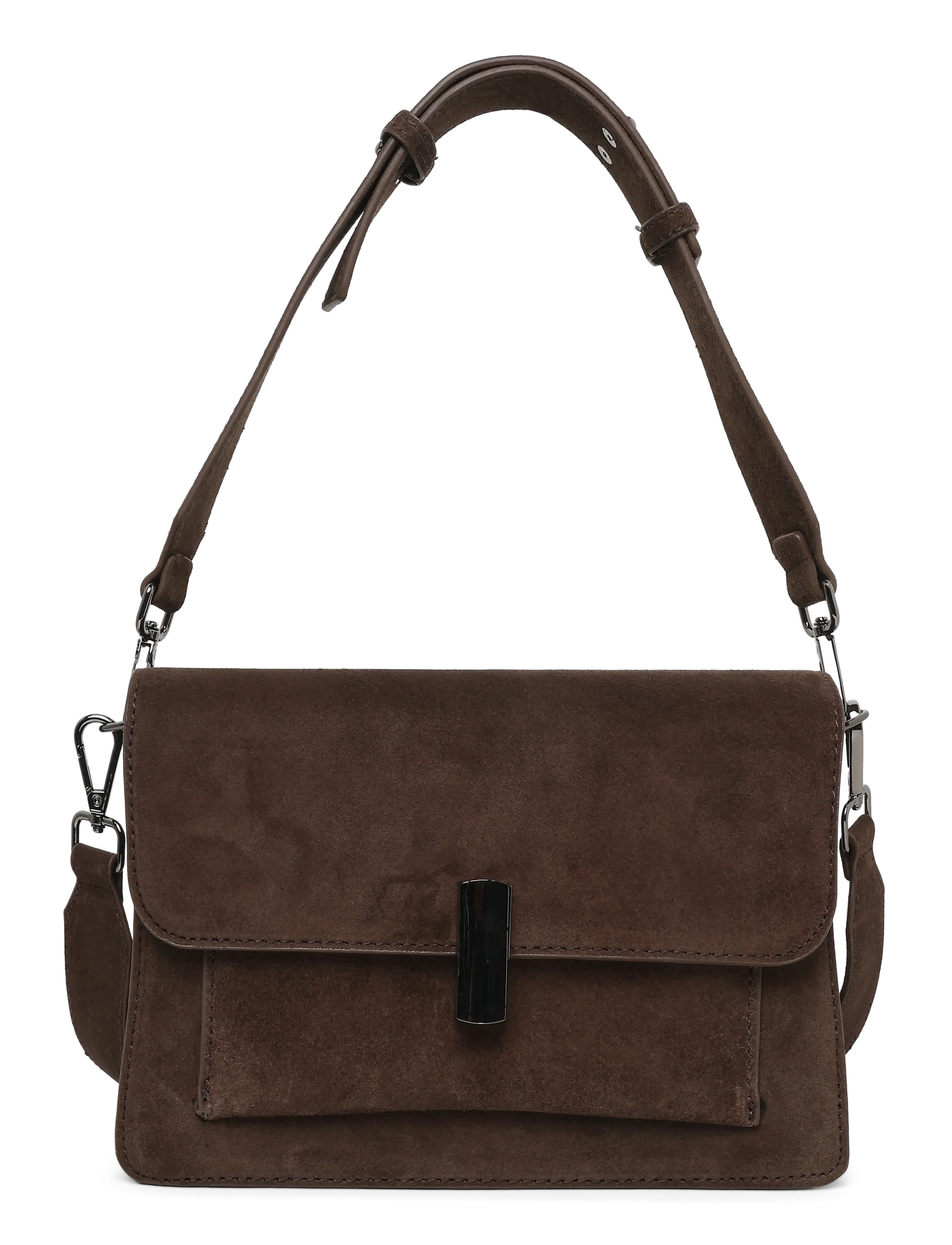 Noella Adele Bag Real Suede - Crossbody Bags - ASH / brown
