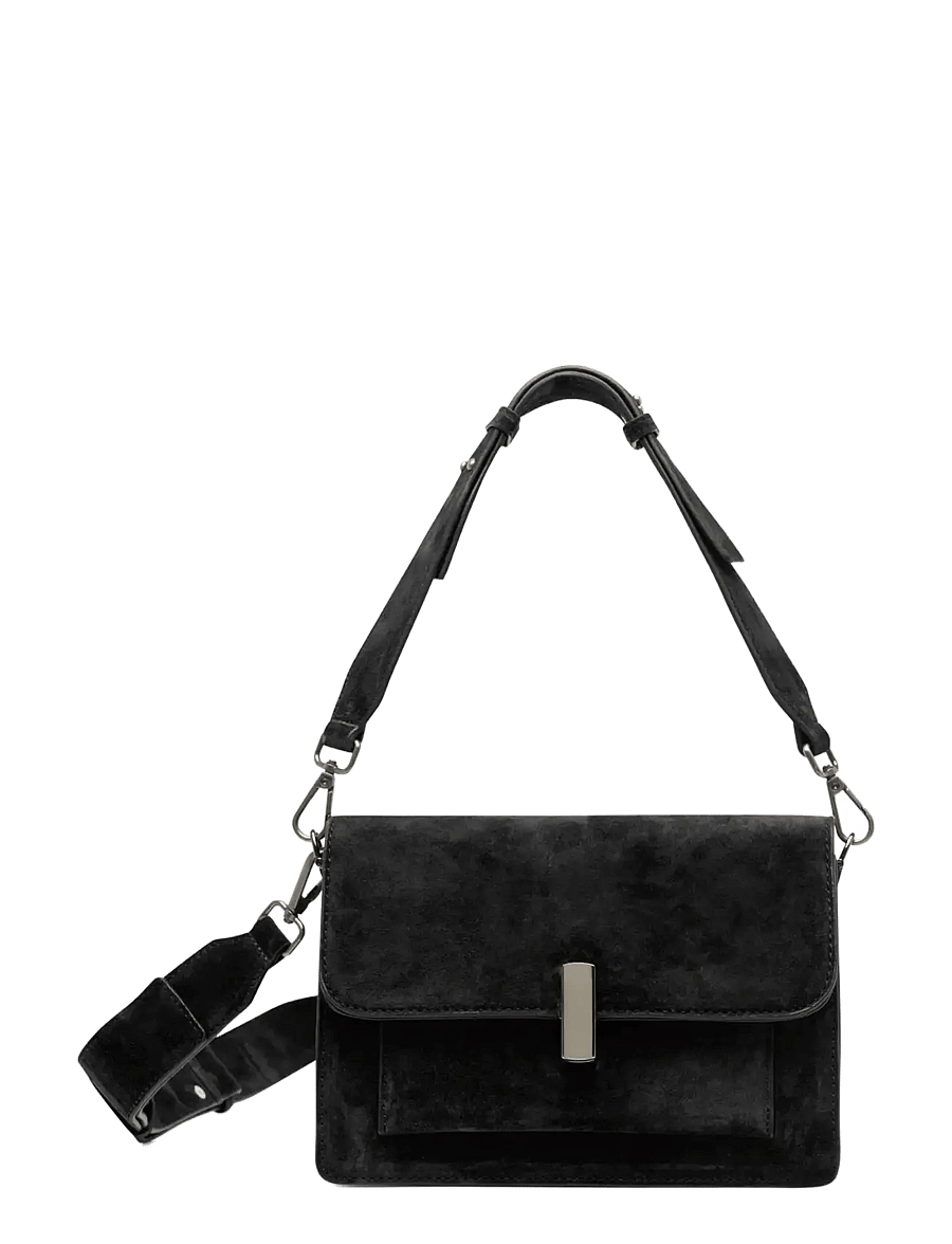 Noella - Adele Bag Real Suede - basics - black - 0