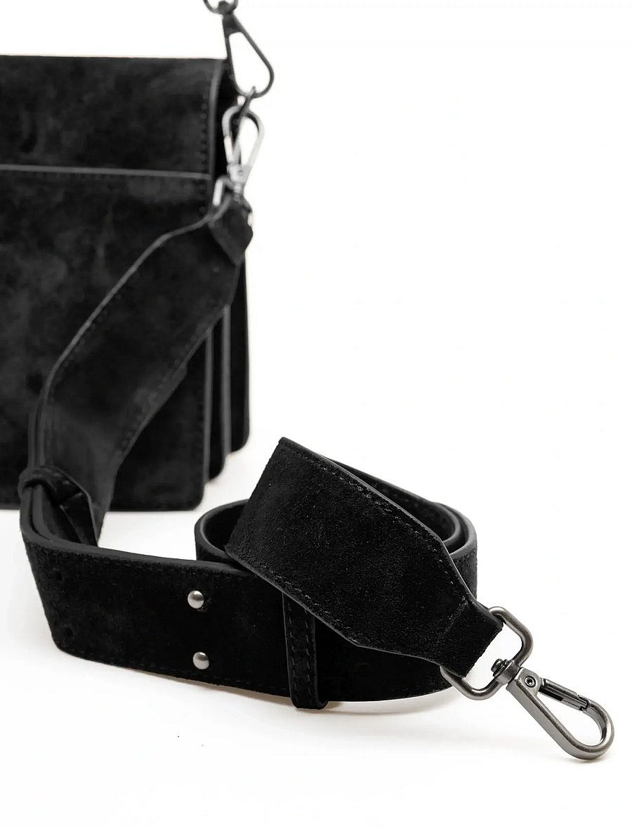 Noella - Adele Bag Real Suede - basics - black - 3