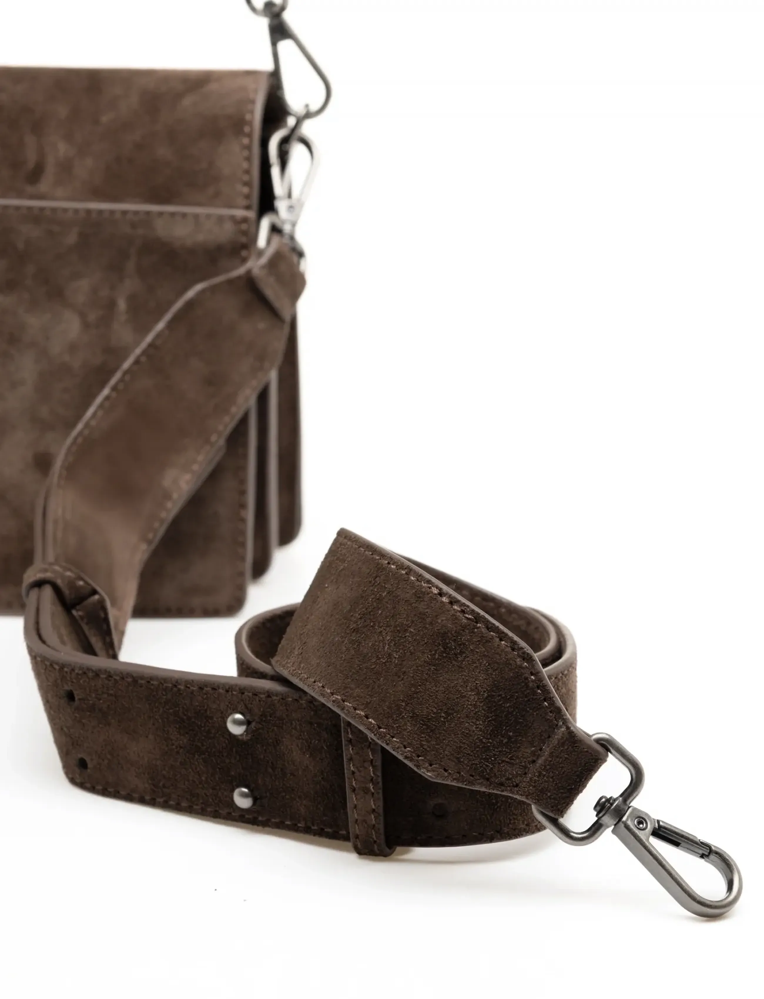 Noella - Adele Bag Real Suede - põhirõivad - chocolate - 4