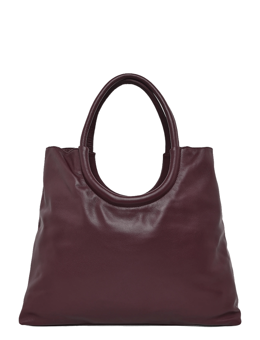Noella - Laberta Bag Real Leather - ostukotid - burgundy - 0