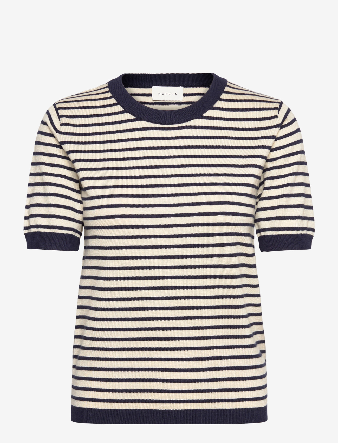 Noella - N-Muna Knit - t-shirts - dannia blue stripe - 1