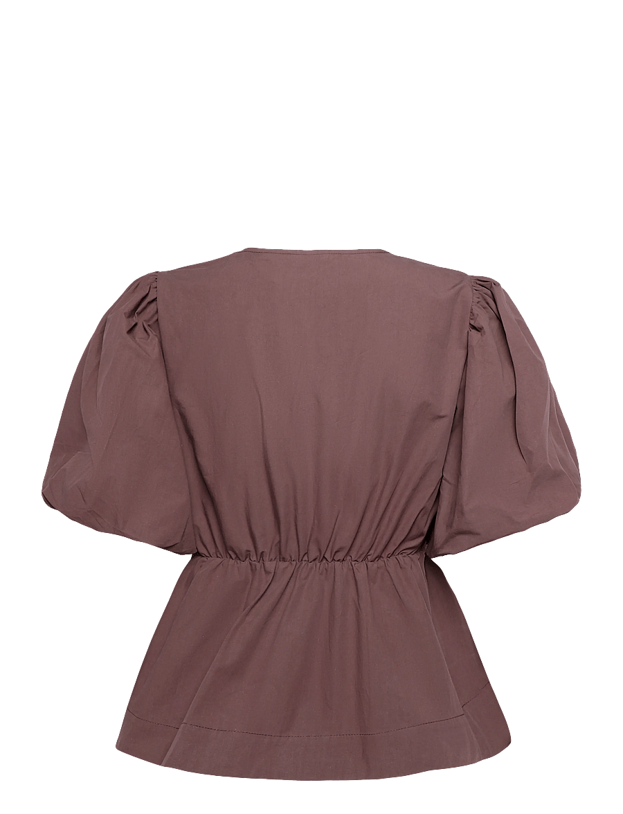 Noella - N-Magdalena Blouse - kortärmade blusar - winter bloom - 2