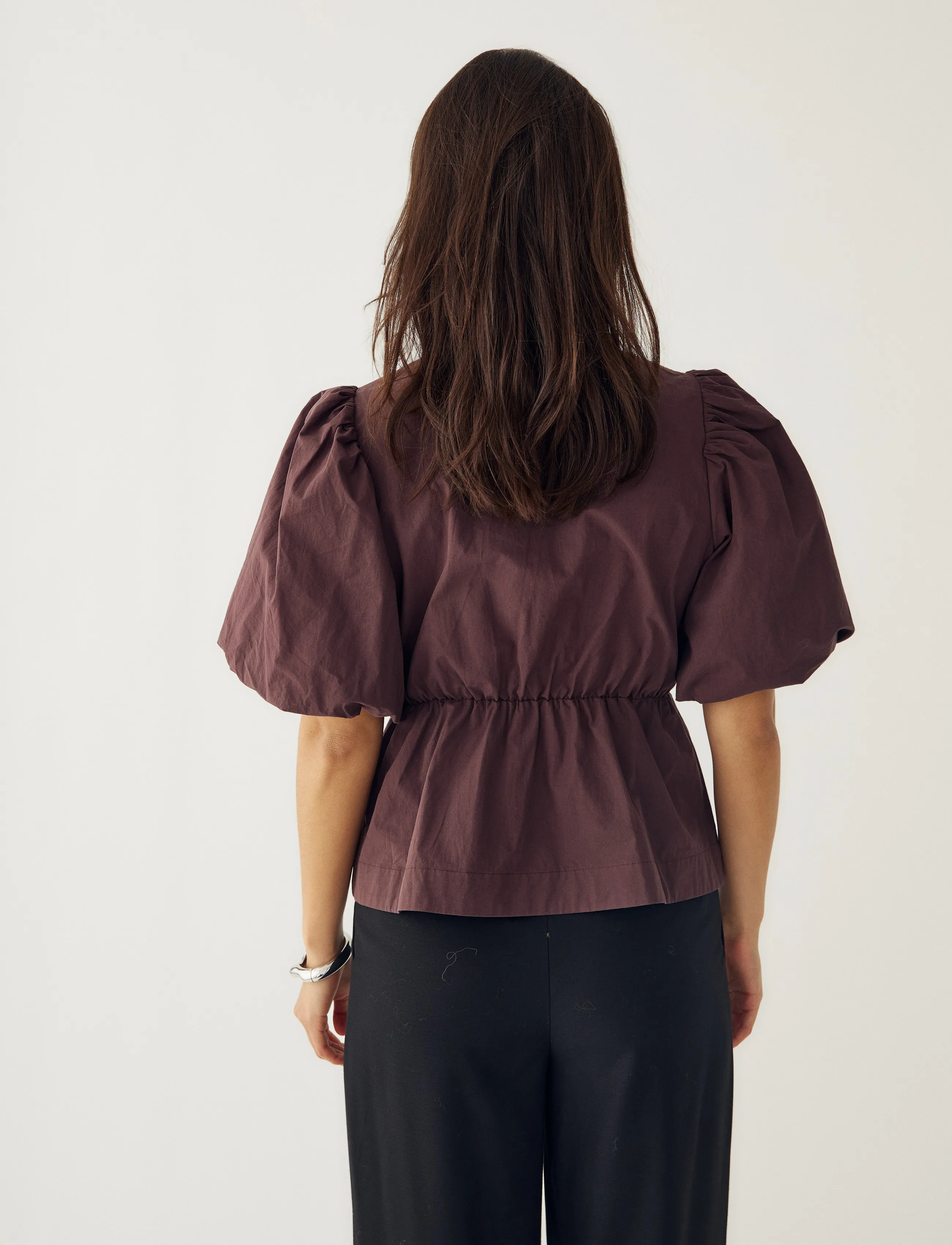 Noella - N-Magdalena Blouse - kortärmade blusar - winter bloom - 3
