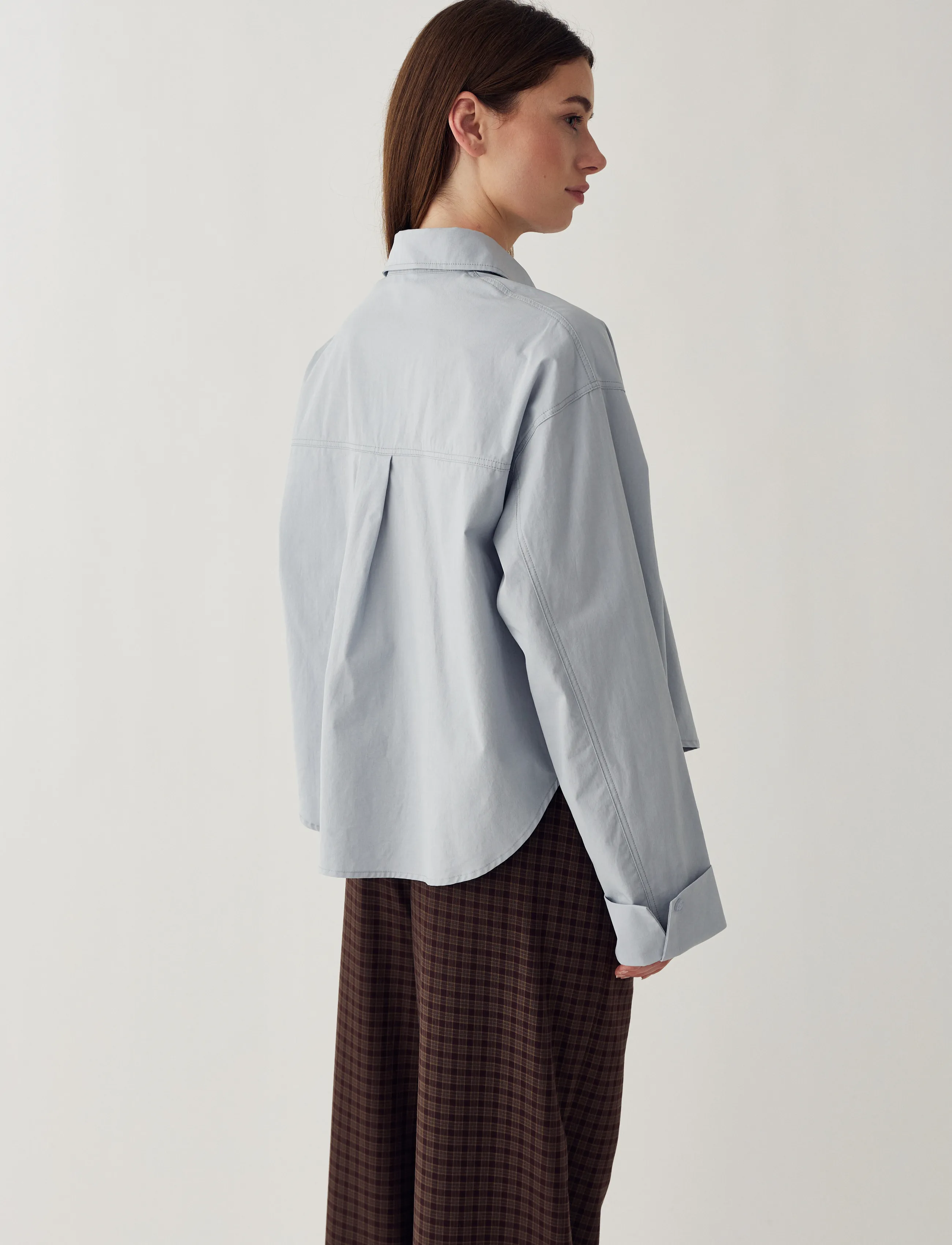 Noella - N-Marlon C Shirt - langärmlige hemden - dusty blue - 3