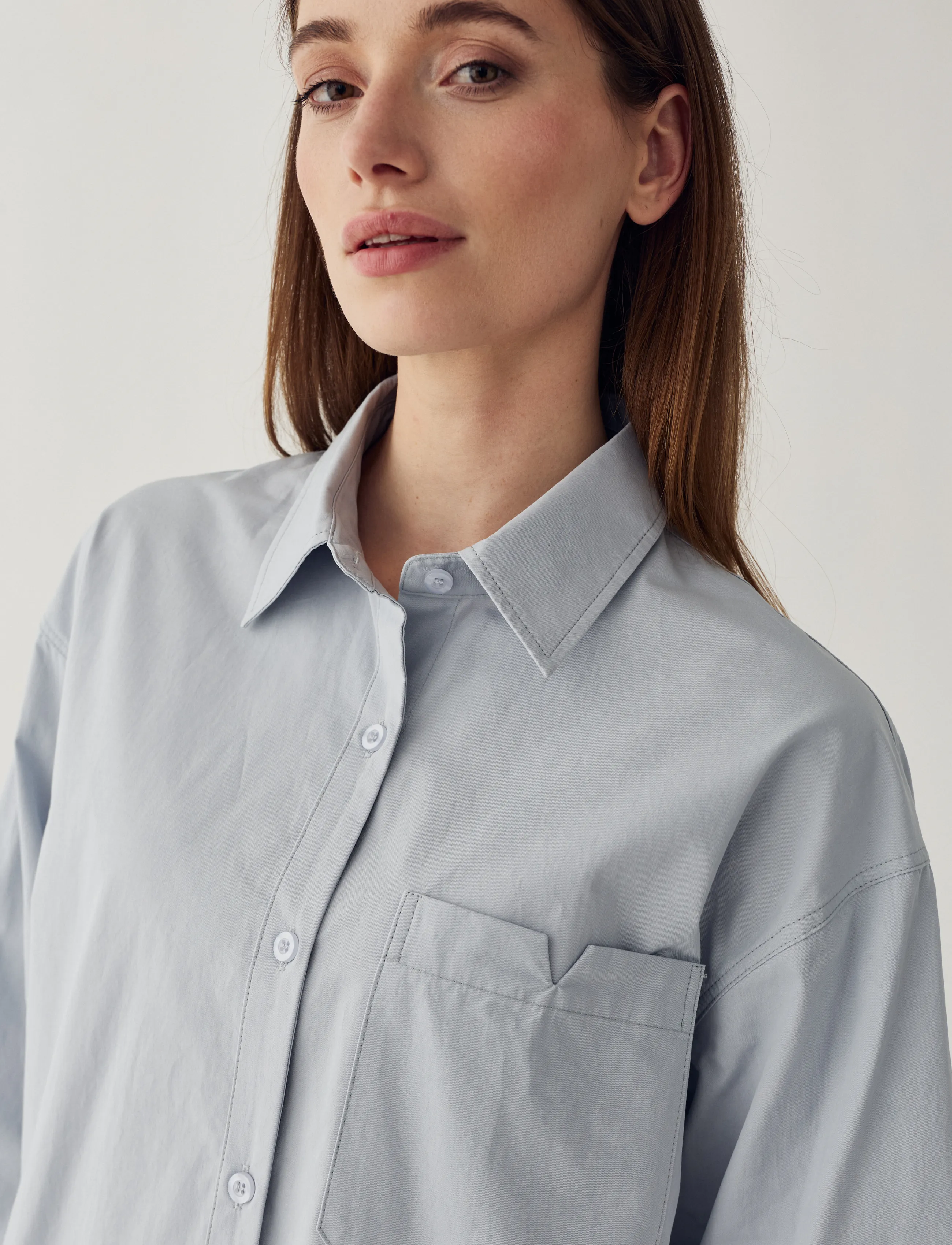 Noella - N-Marlon C Shirt - langärmlige hemden - dusty blue - 5