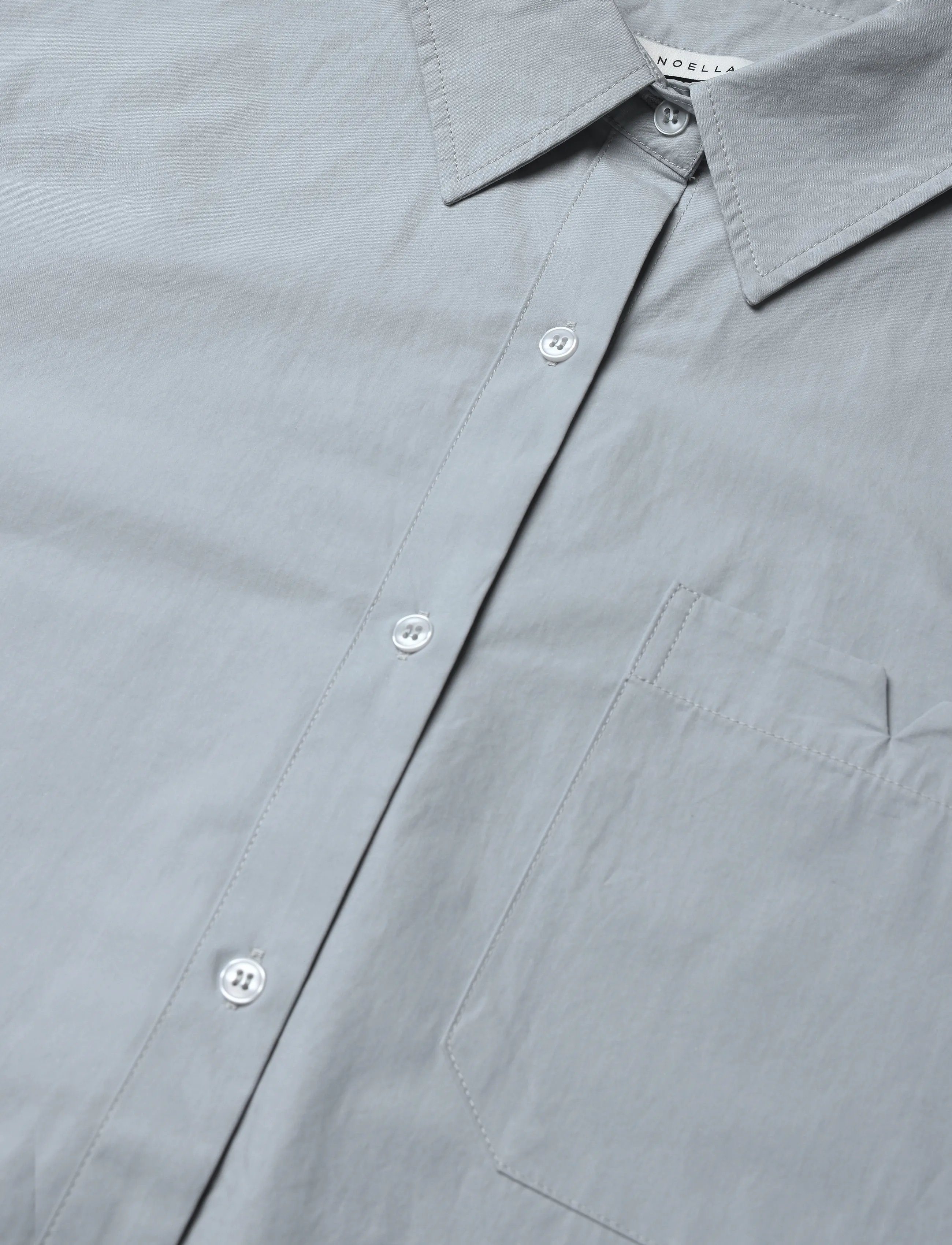 Noella - N-Marlon C Shirt - pikkade varrukatega särgid - dusty blue - 2