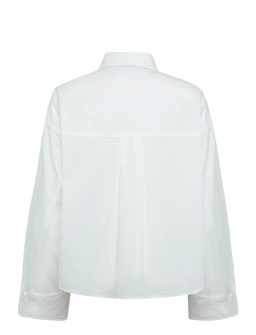 Noella - N-Marlon C Shirt - langärmlige hemden - white - 1