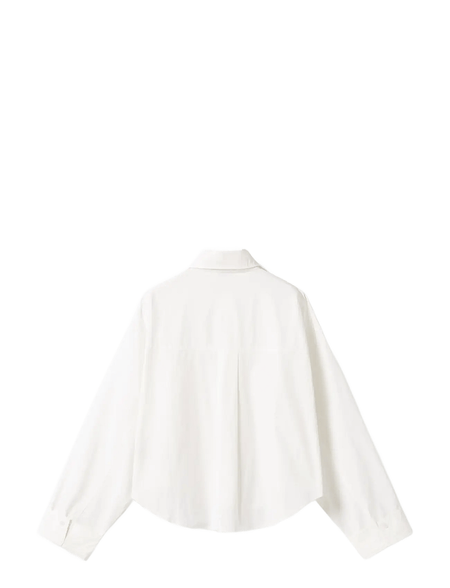 Noella - N-Marlon C Shirt - långärmade skjortor - white - 2