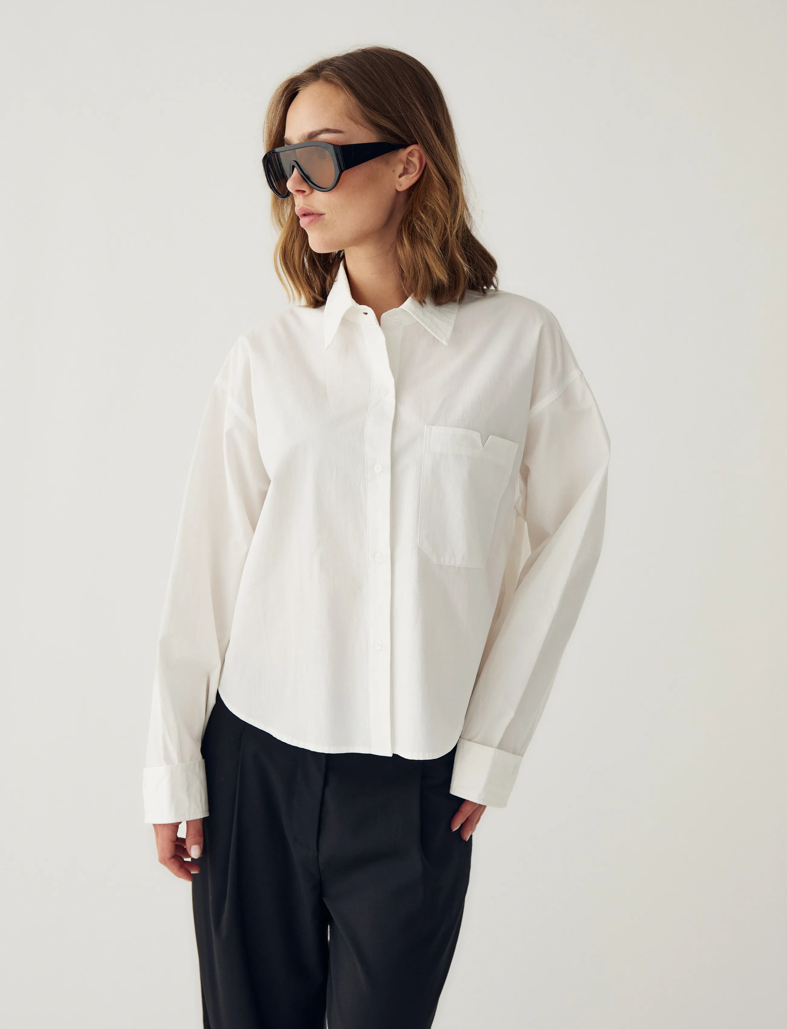 Noella - N-Marlon C Shirt - koszule z długimi rękawami - white - 4