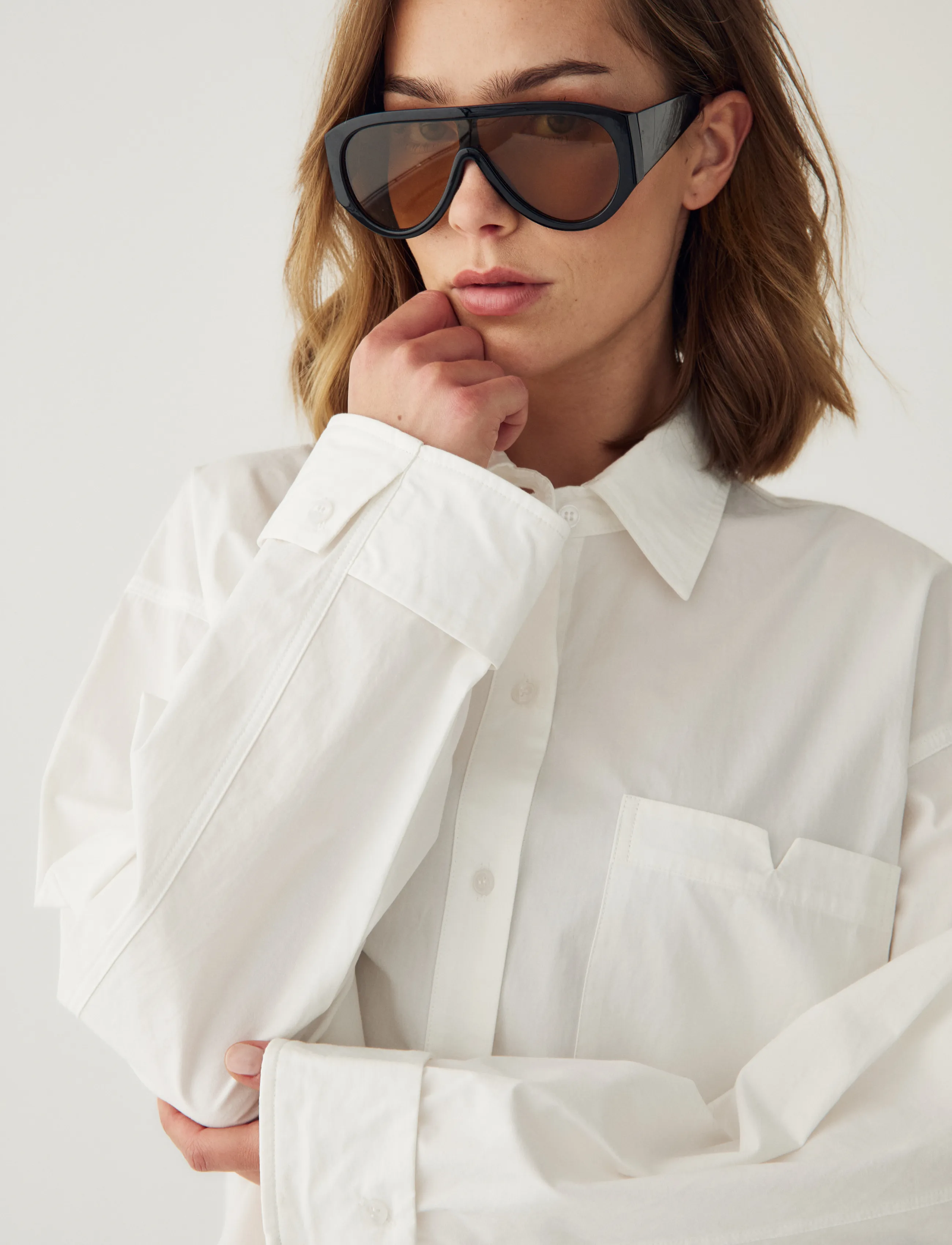 Noella - N-Marlon C Shirt - koszule z długimi rękawami - white - 5