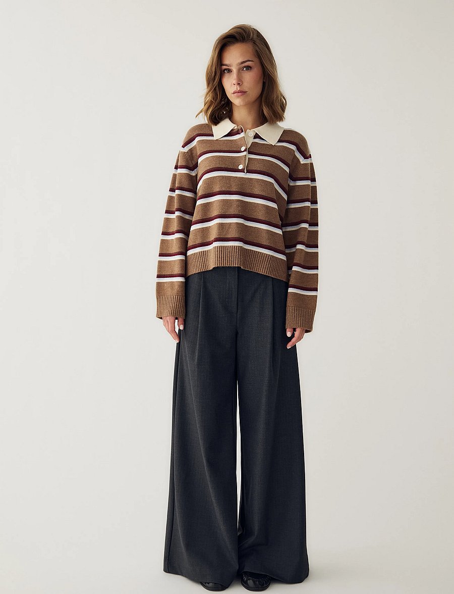 Noella - N-Merryll Knit - stickade tröjor - delissa multi stripe - 3