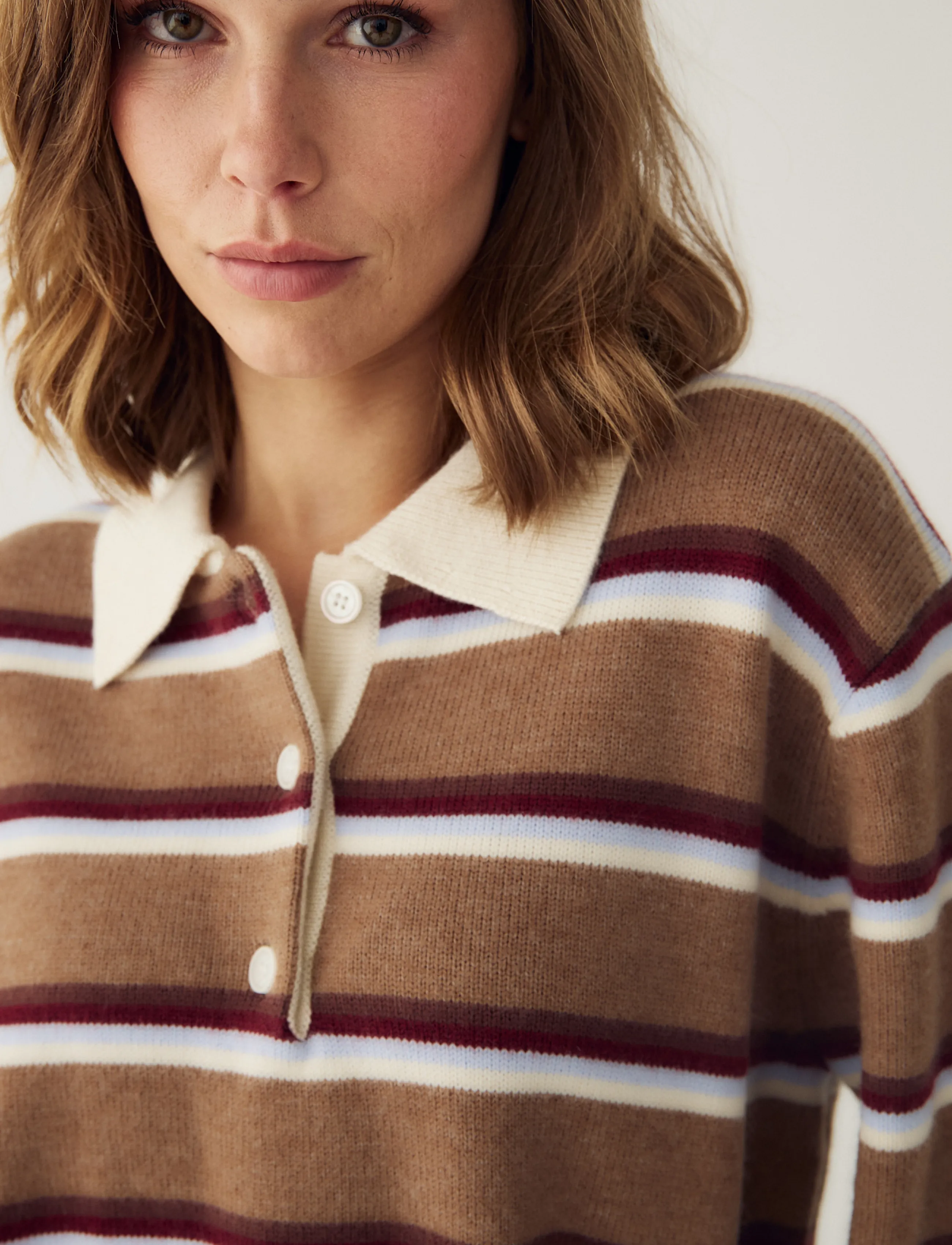 Noella - N-Merryll Knit - stickade tröjor - delissa multi stripe - 5