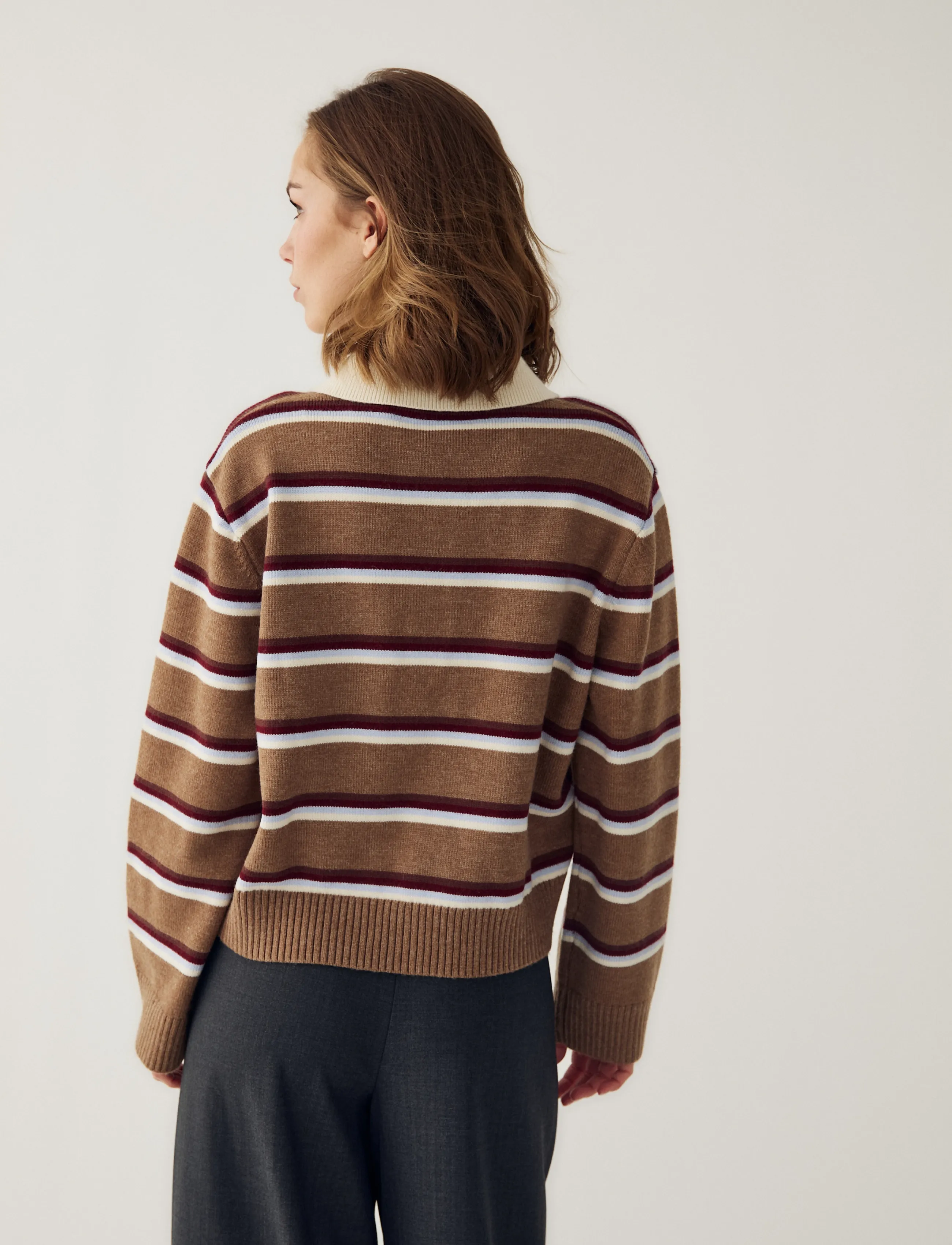 Noella N-Merryll Knit polotröjor dam – bild 5