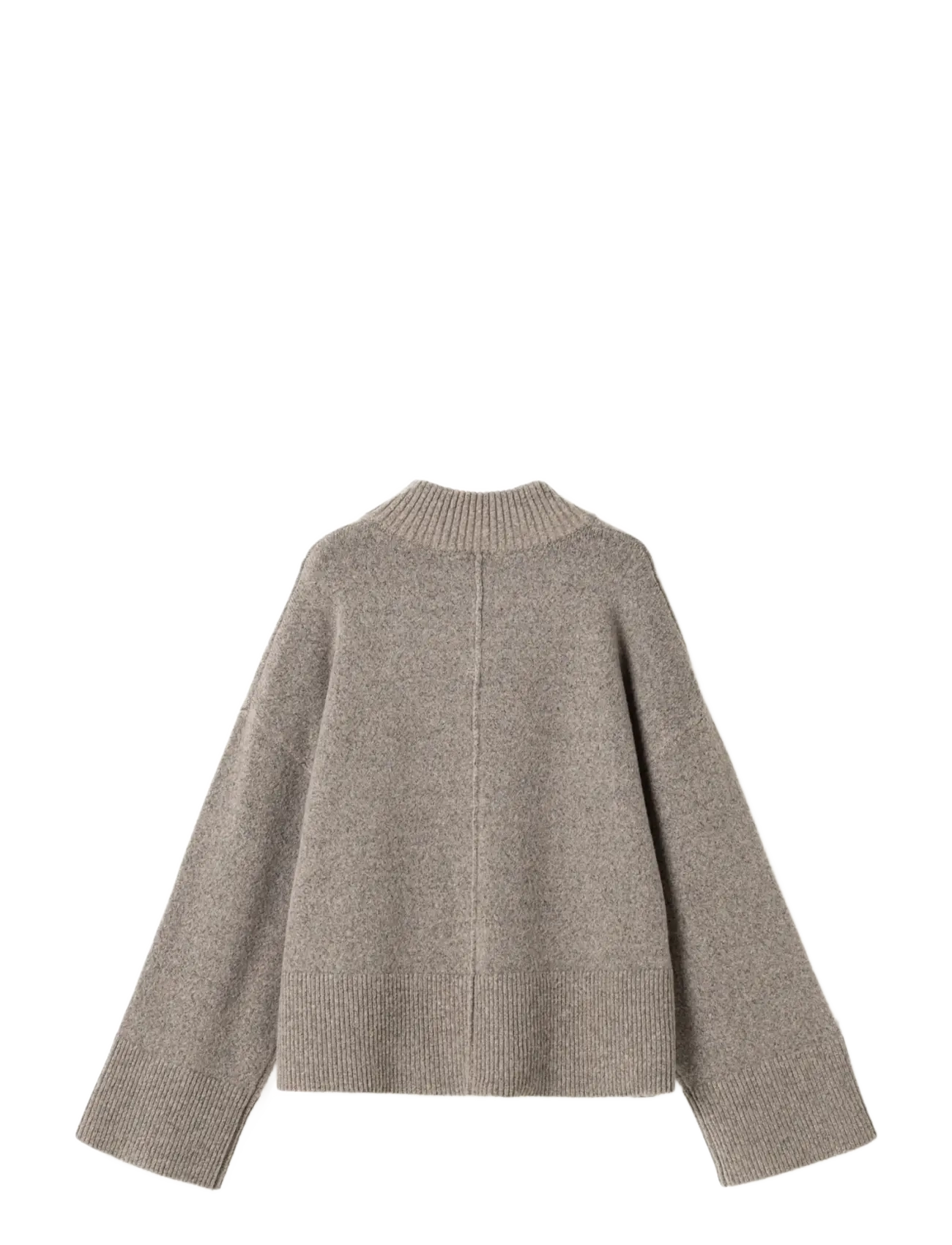 Noella - N-Maidie Knit - stickade tröjor - dark sand melange - 2