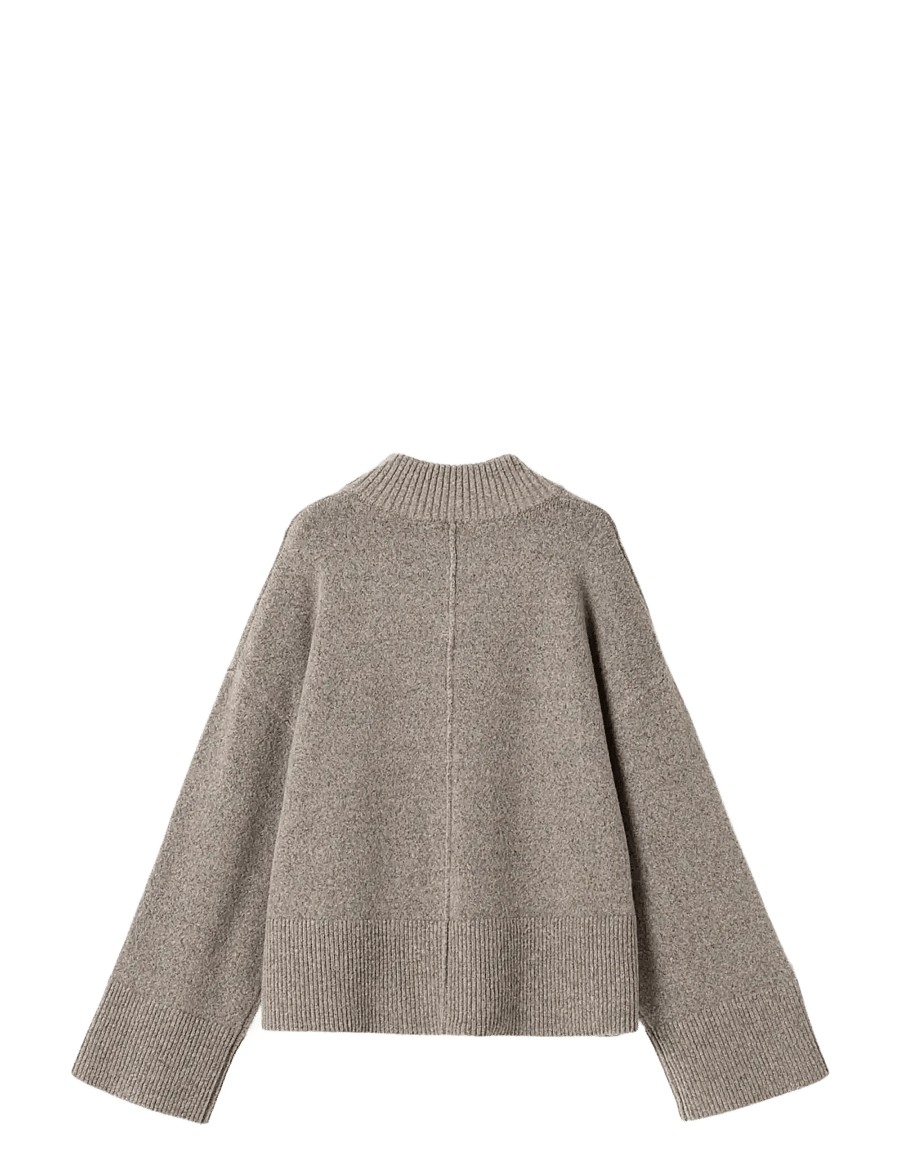 Noella - N-Maidie Knit - pullover - dark sand melange - 2