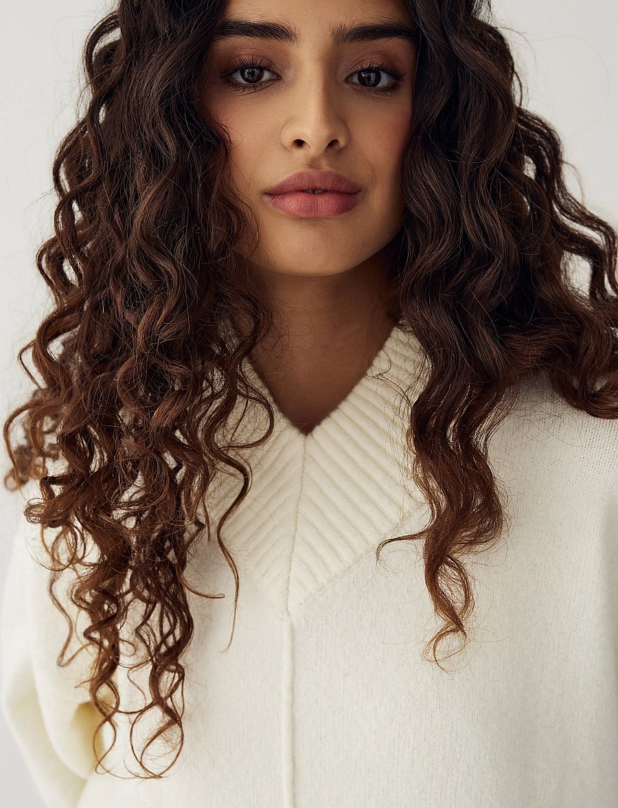 Noella - N-Maidie Knit - striktrøjer - offwhite - 3