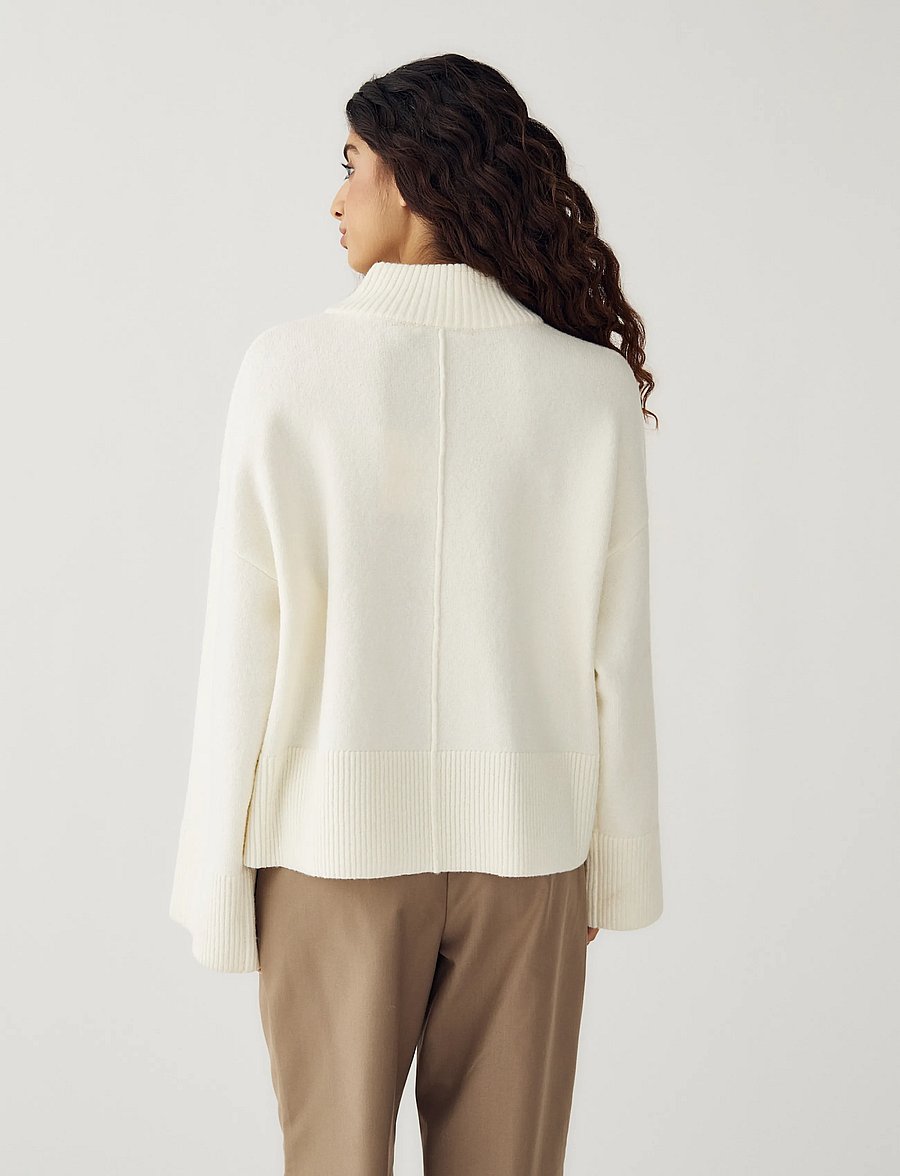 Noella - N-Maidie Knit - striktrøjer - offwhite - 4