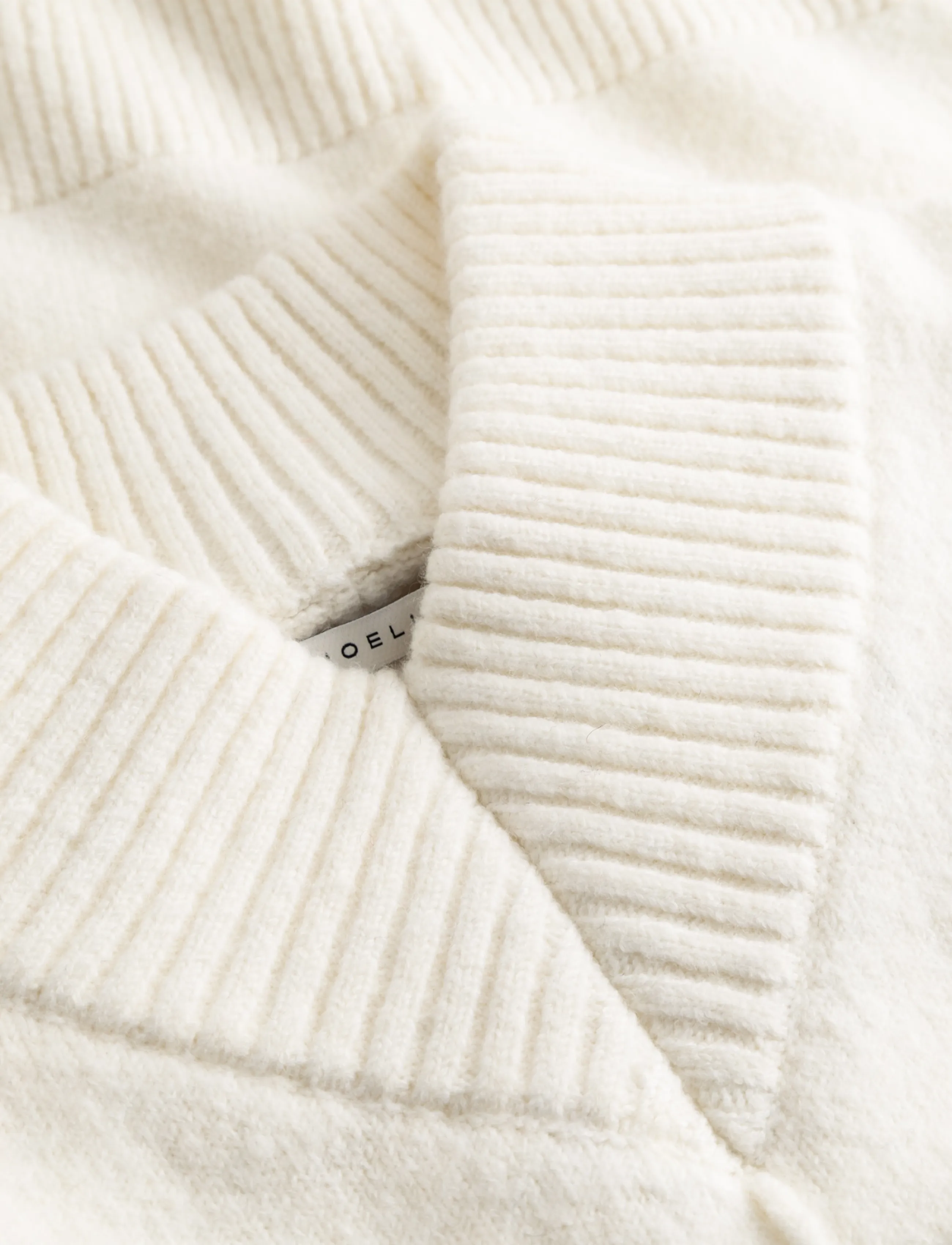 Noella - N-Maidie Knit - stickade tröjor - offwhite - 5