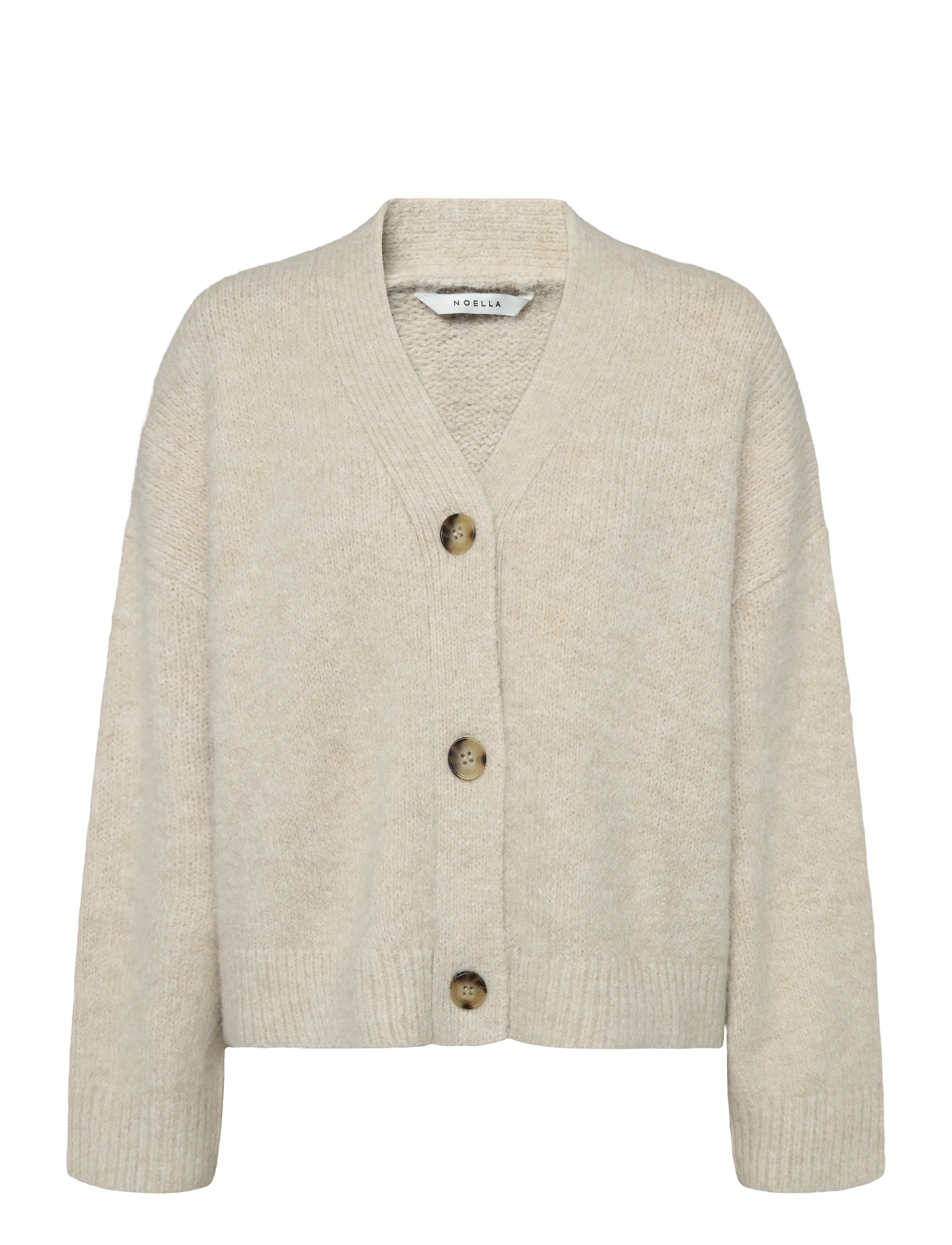 Noella N-Laiana Knit Cardigan - Knitwear - BEIGE / beige