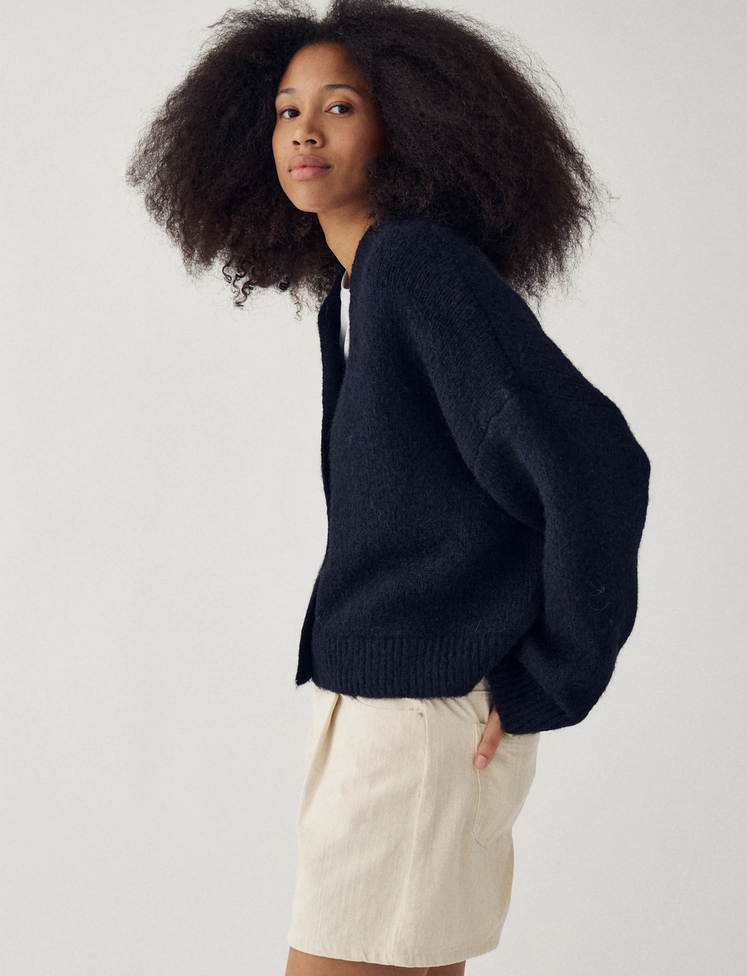 Noella - N-Laiana Knit Cardigan - strickjacken - navy - 3