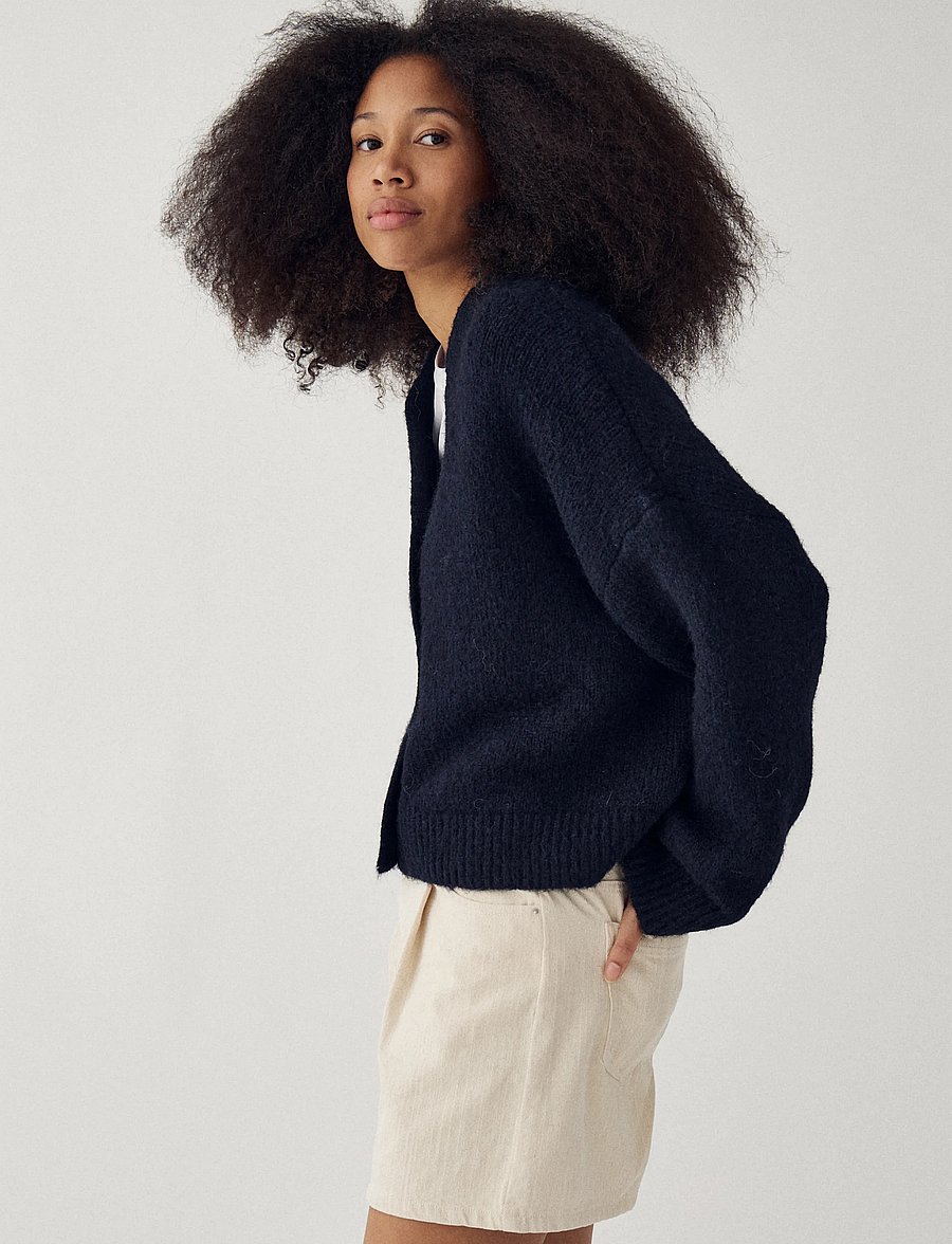 Noella - N-Laiana Knit Cardigan - strickjacken - navy - 3