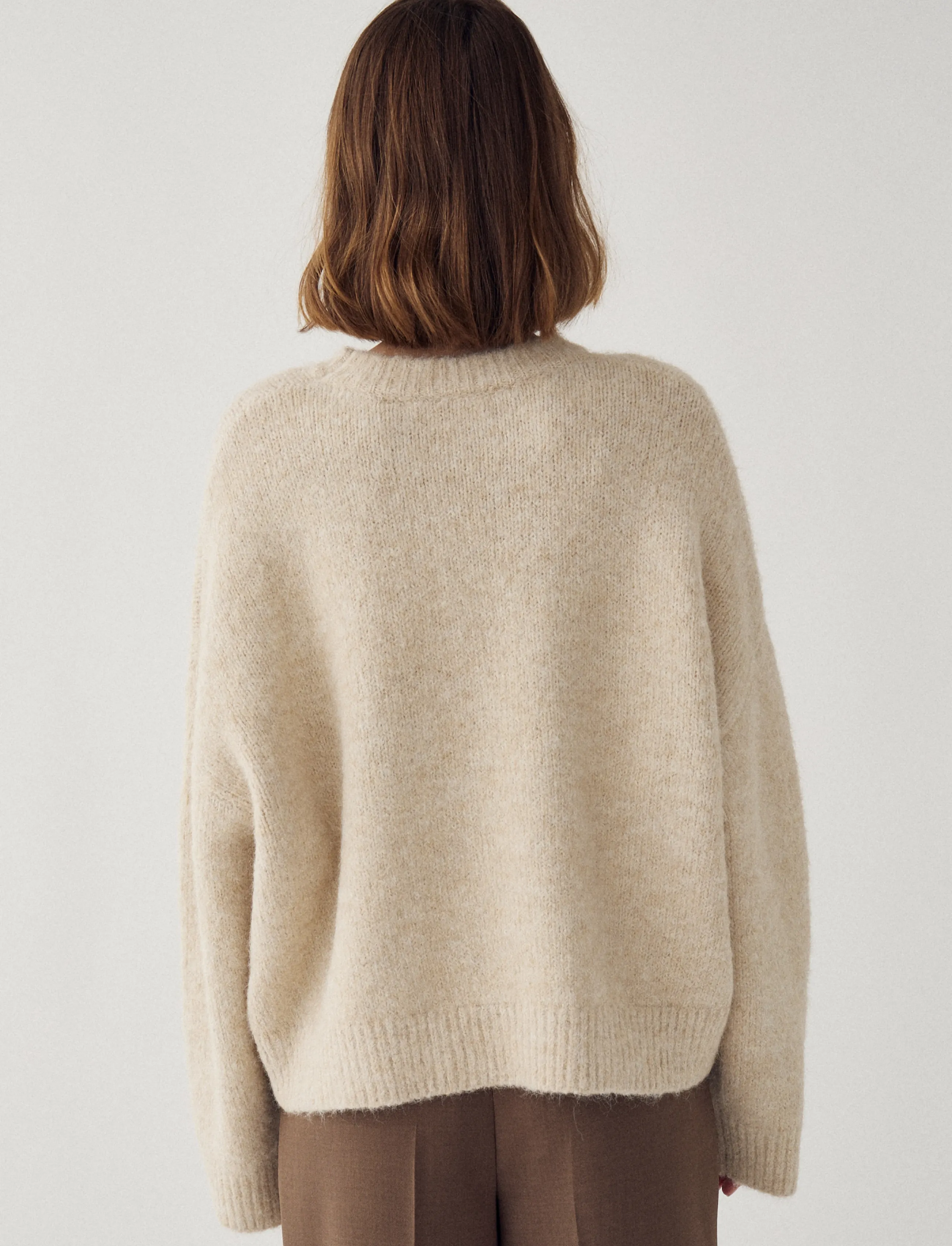 Noella - N-Mavi Knit - kampsunid - beige - 4