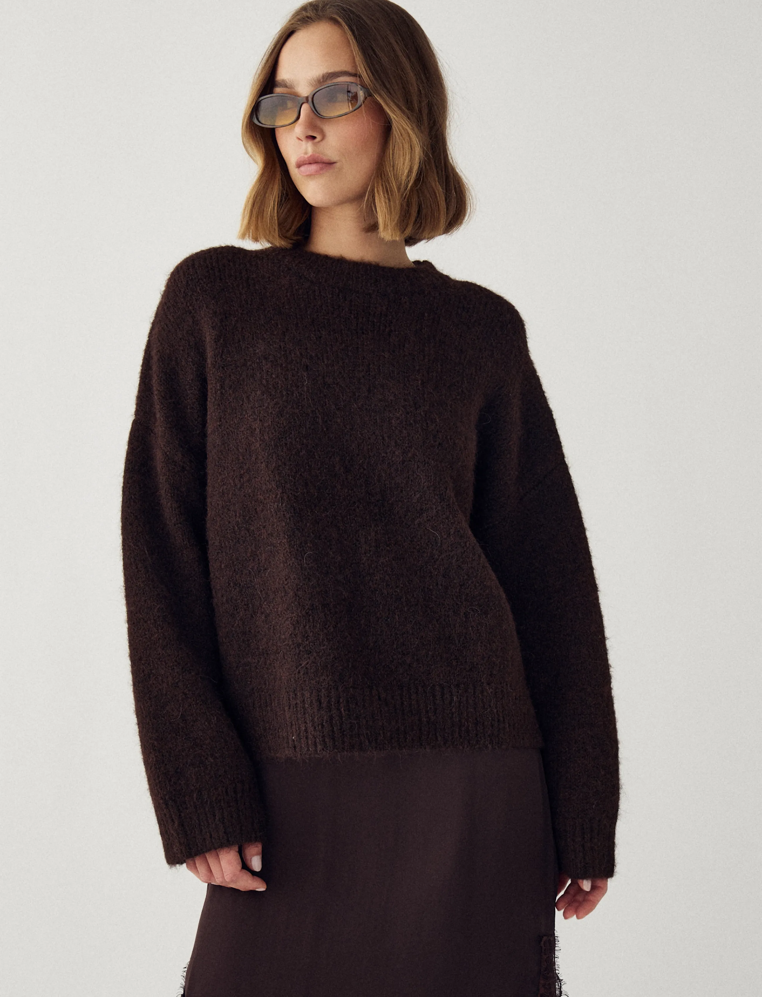 Noella N-Mavi Knit, XS/S, Knitwear, Braun - Jumpers, Frauen