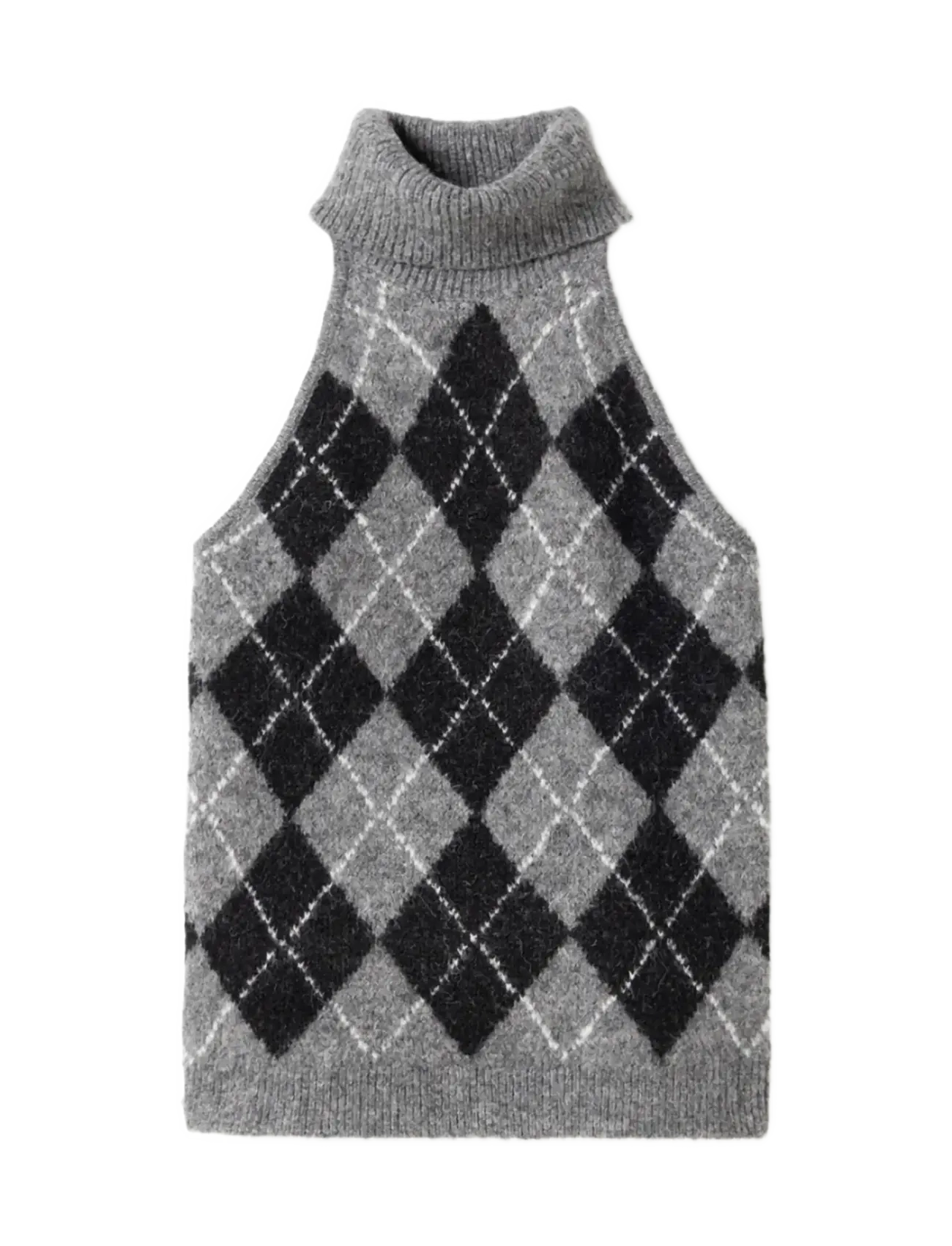 Noella N-Lajoianna Knit Top - Mysiga looks - BLACK GREY MIX / grey