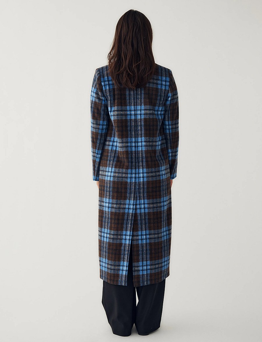 Noella - N-Jaci Coat - winter jackets - daliyah blue check - 3