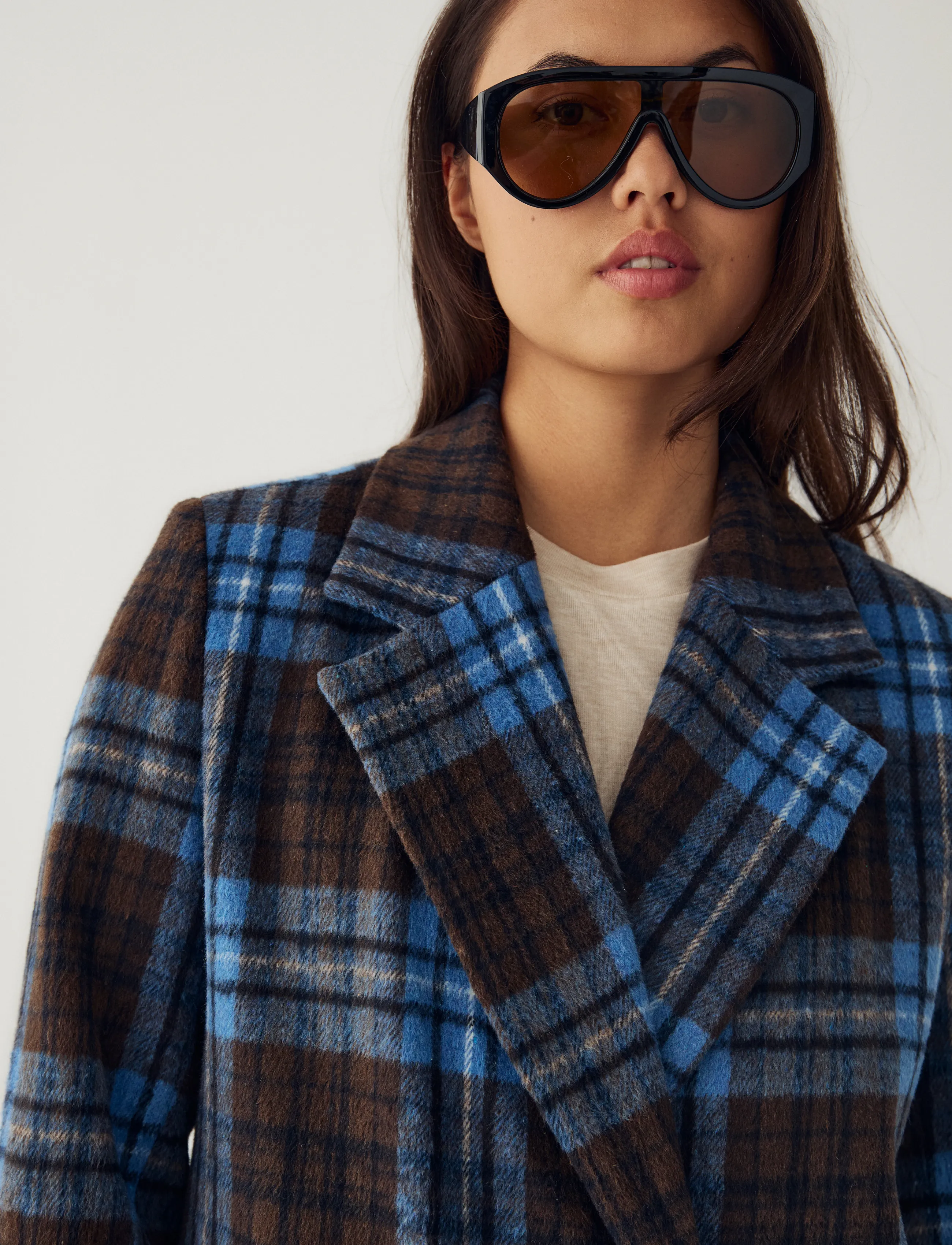 Noella - N-Jaci Coat - winterjacken - daliyah blue check - 4