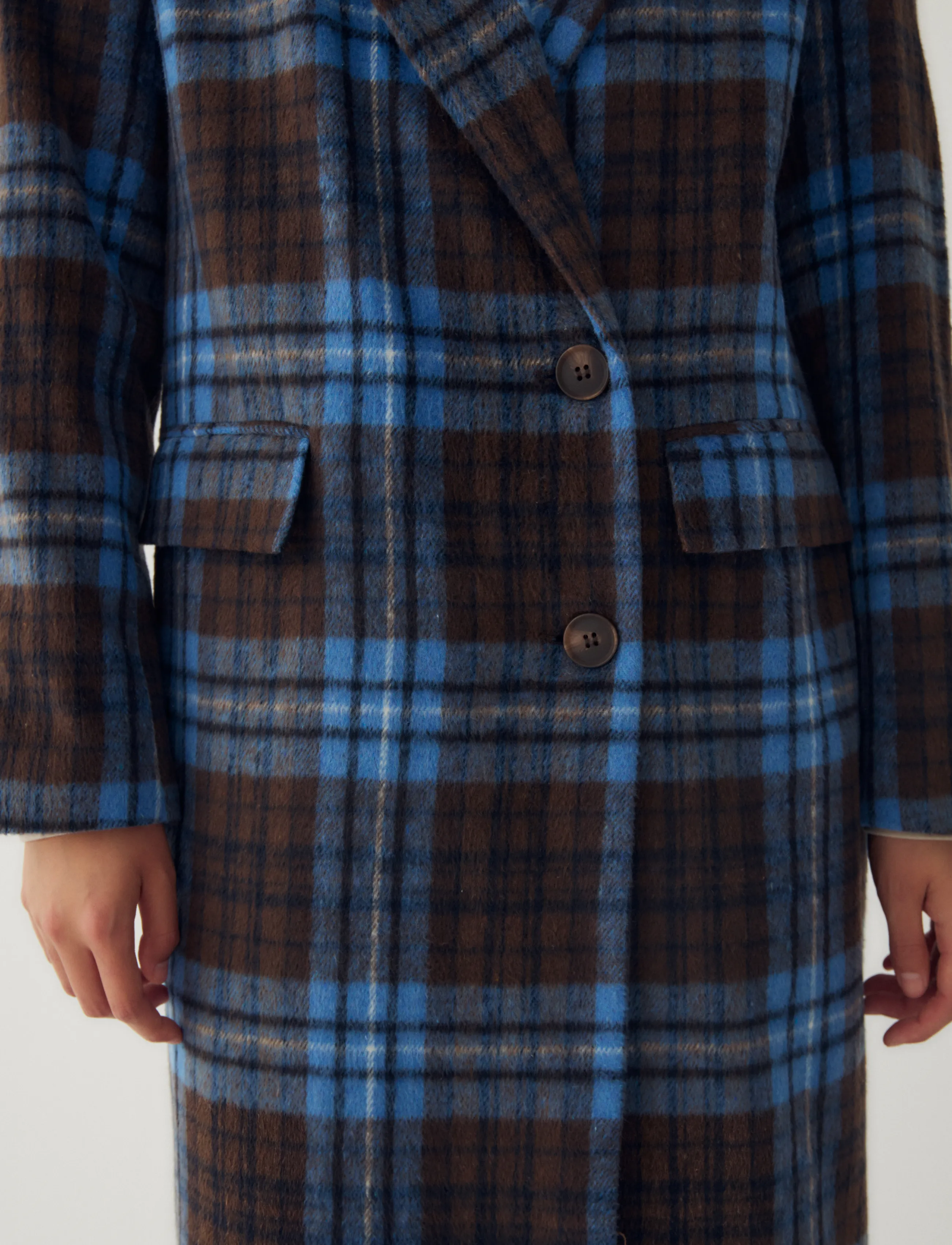 Noella - N-Jaci Coat - winterjacken - daliyah blue check - 5