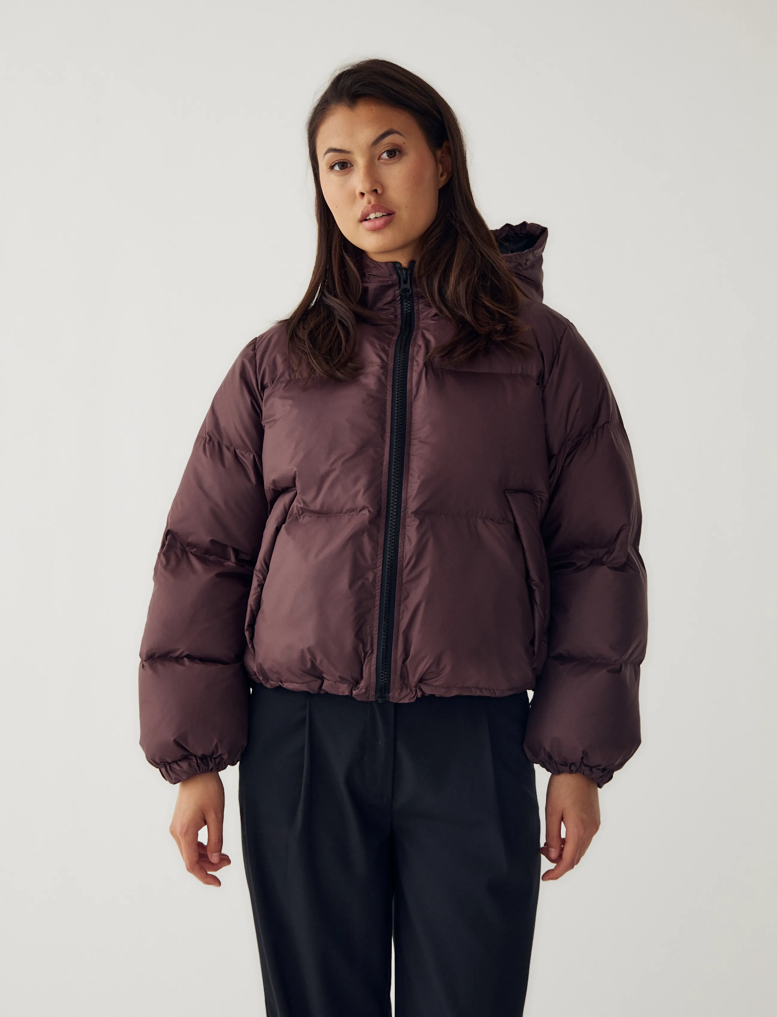 Noella N-Merci Jacket - Down jackets - WINTER BLOOM / burgundy