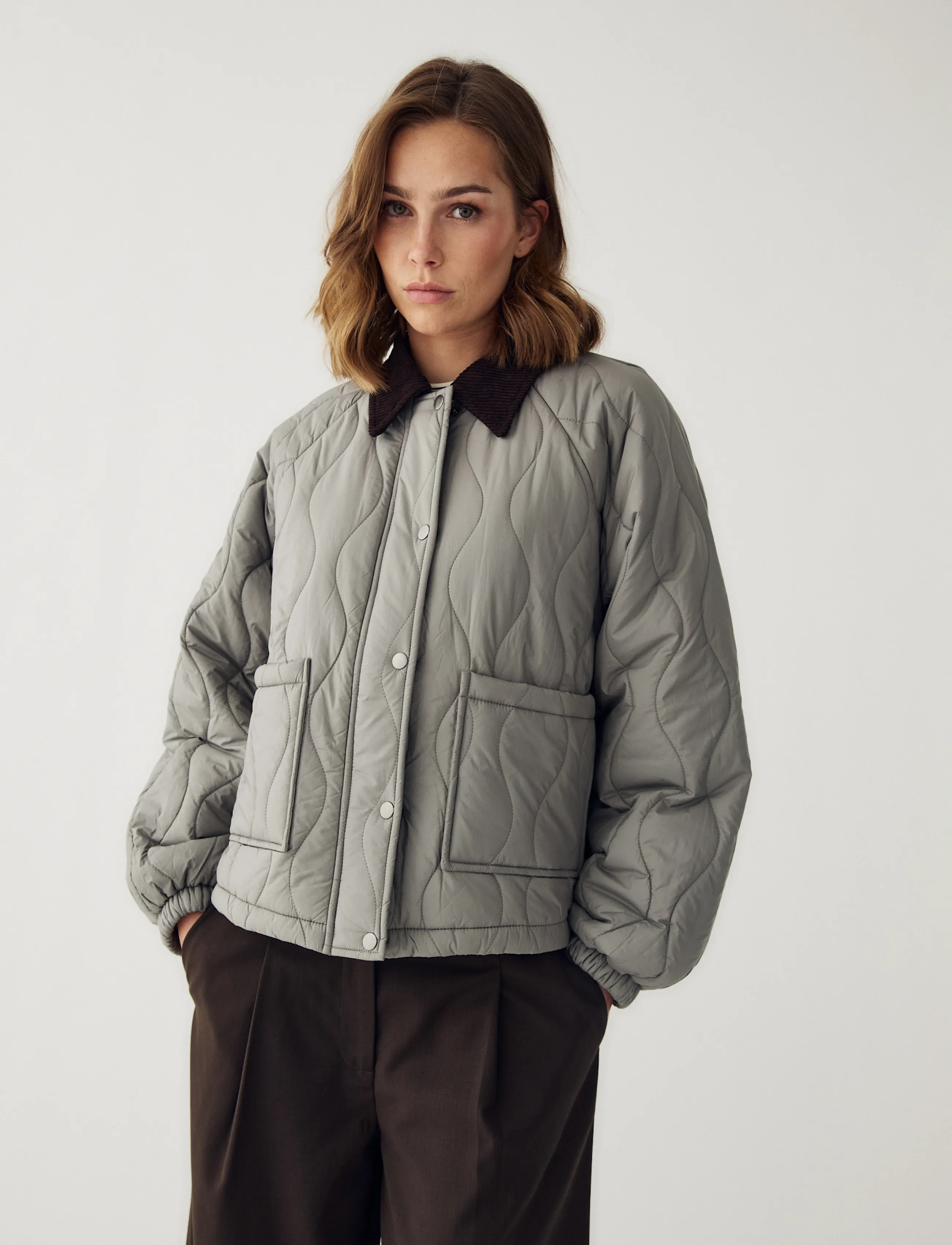 Noella N-Marcelina Jacket - Farben der Saison - LAUREL OAK / khaki/green