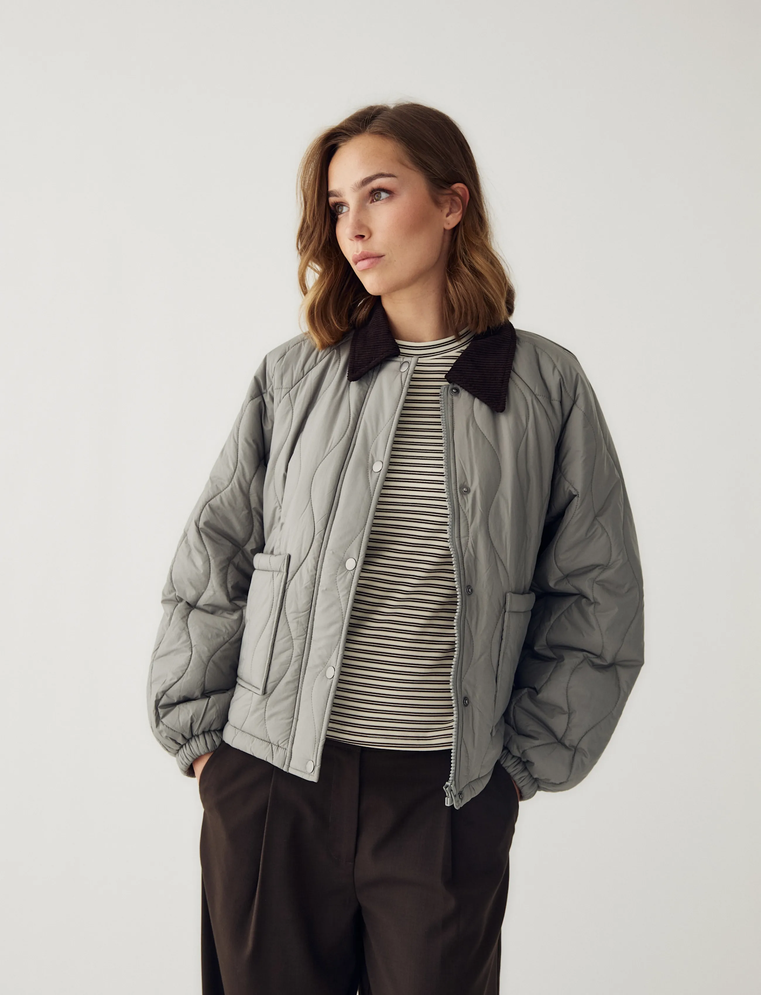 Noella - N-Marcelina Jacket - laurel oak - 4