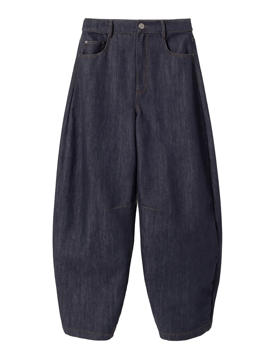 Noella - N-Michiyo MW Jeans - barrel-teksad - blue rinse wash - 1