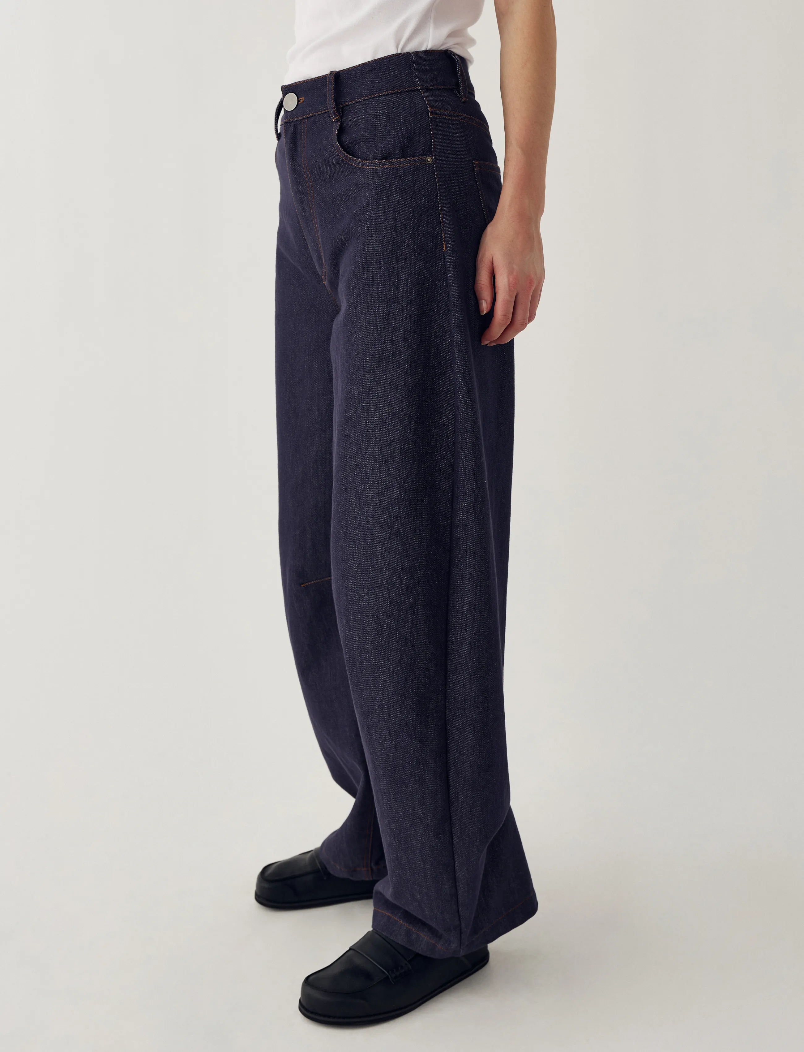 Noella - N-Michiyo MW Jeans - blue rinse wash - 3