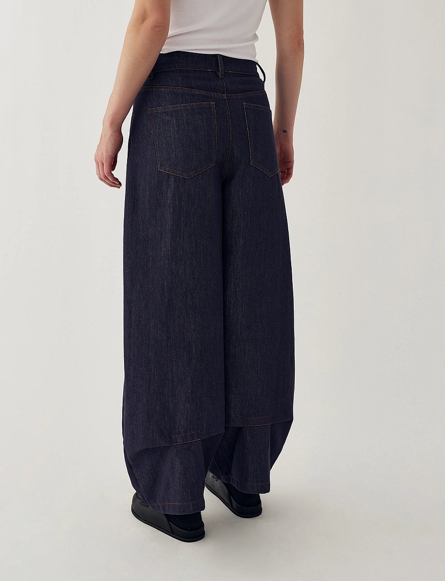 Noella - N-Michiyo MW Jeans - barrel-teksad - blue rinse wash - 4