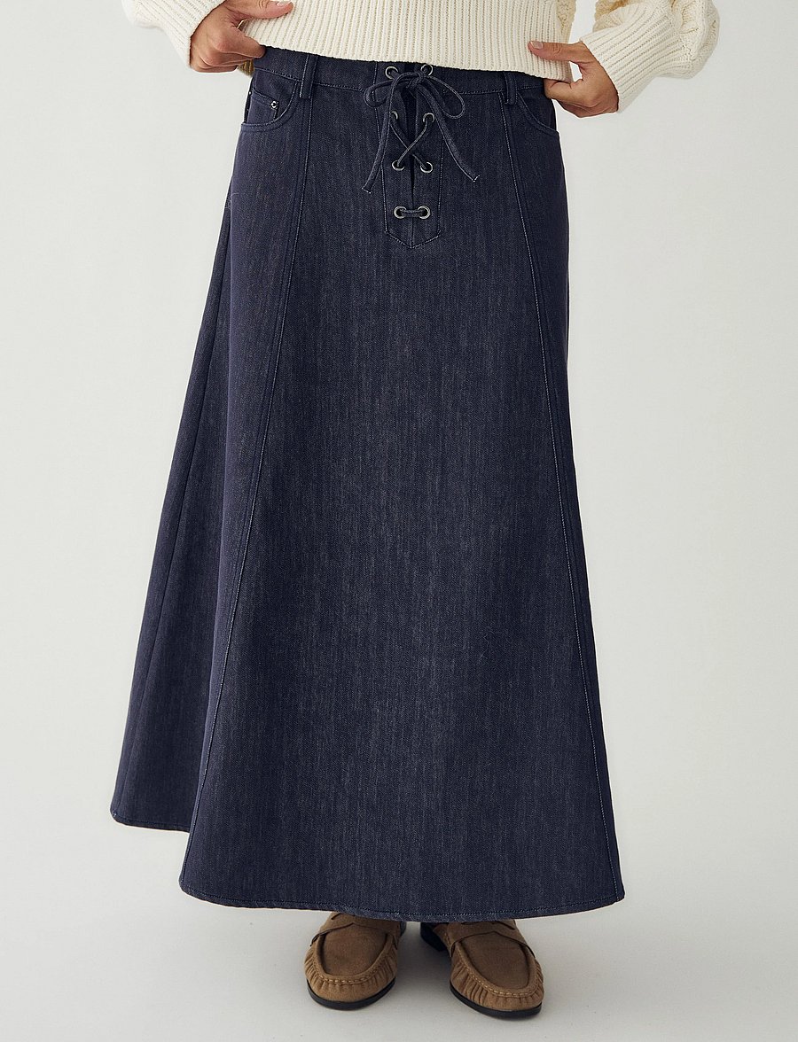 Noella - N-Martella Skirt - jeansröcke - blue rinse wash - 0