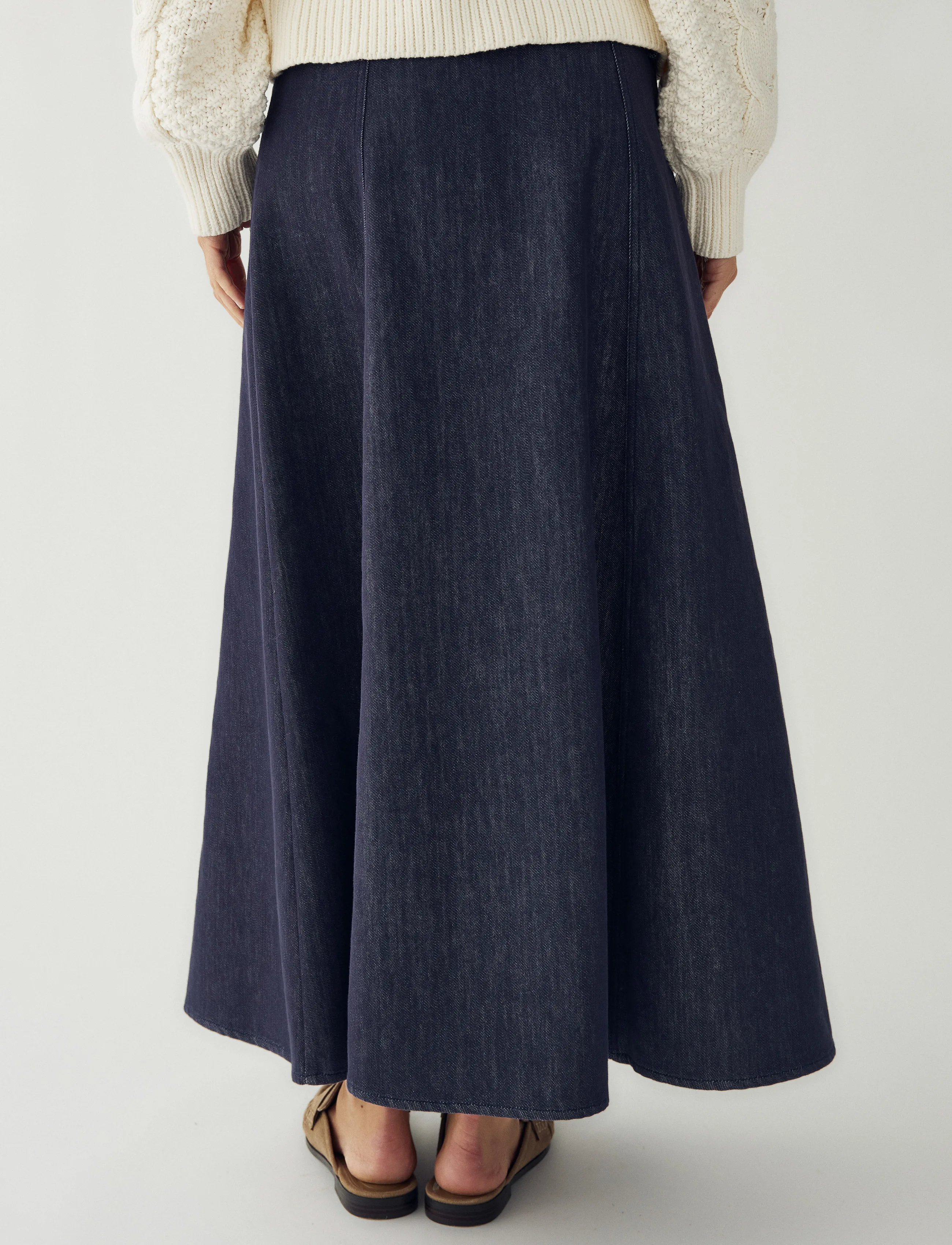 Noella - N-Martella Skirt - blue rinse wash - 4