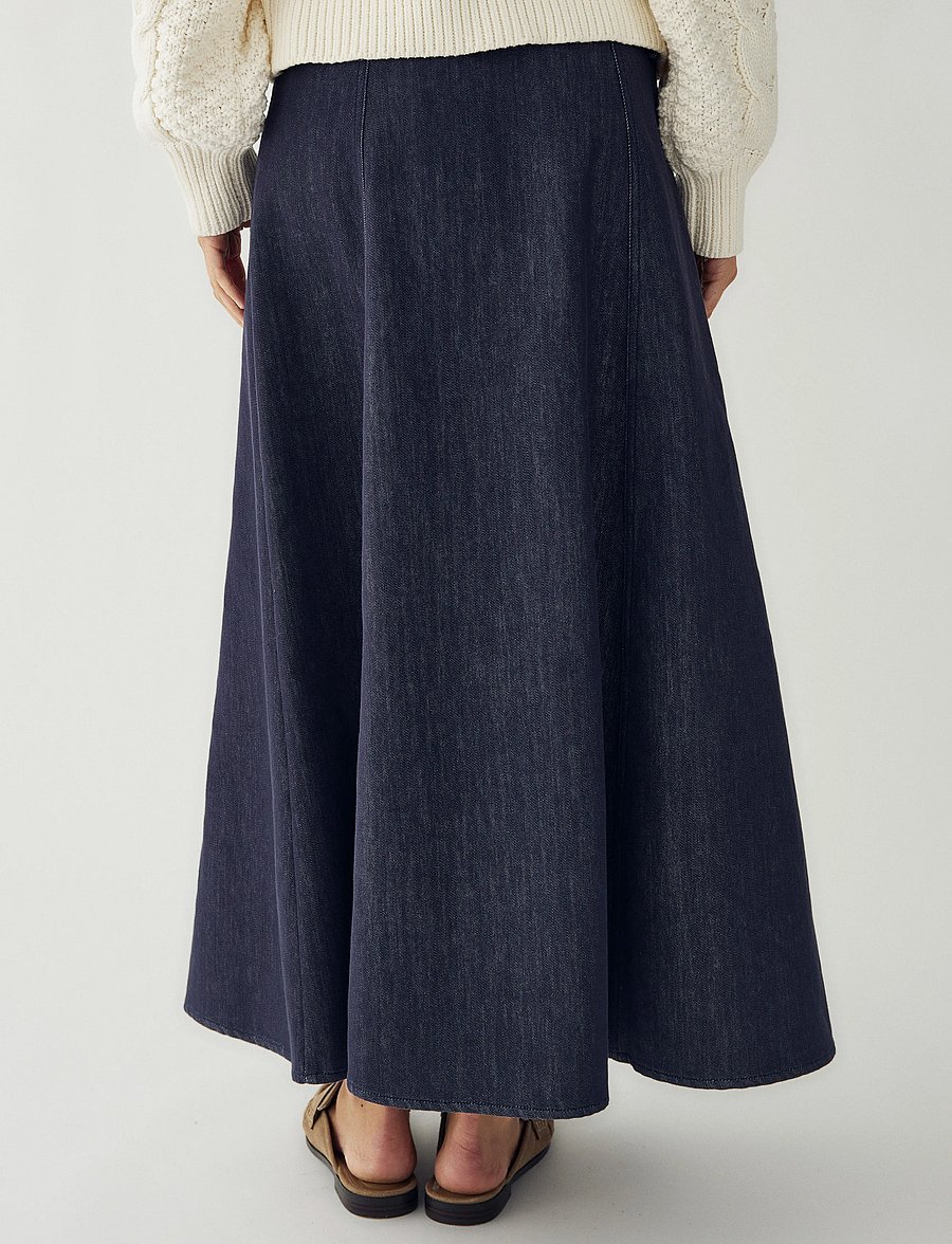 Noella - N-Martella Skirt - jeansröcke - blue rinse wash - 4
