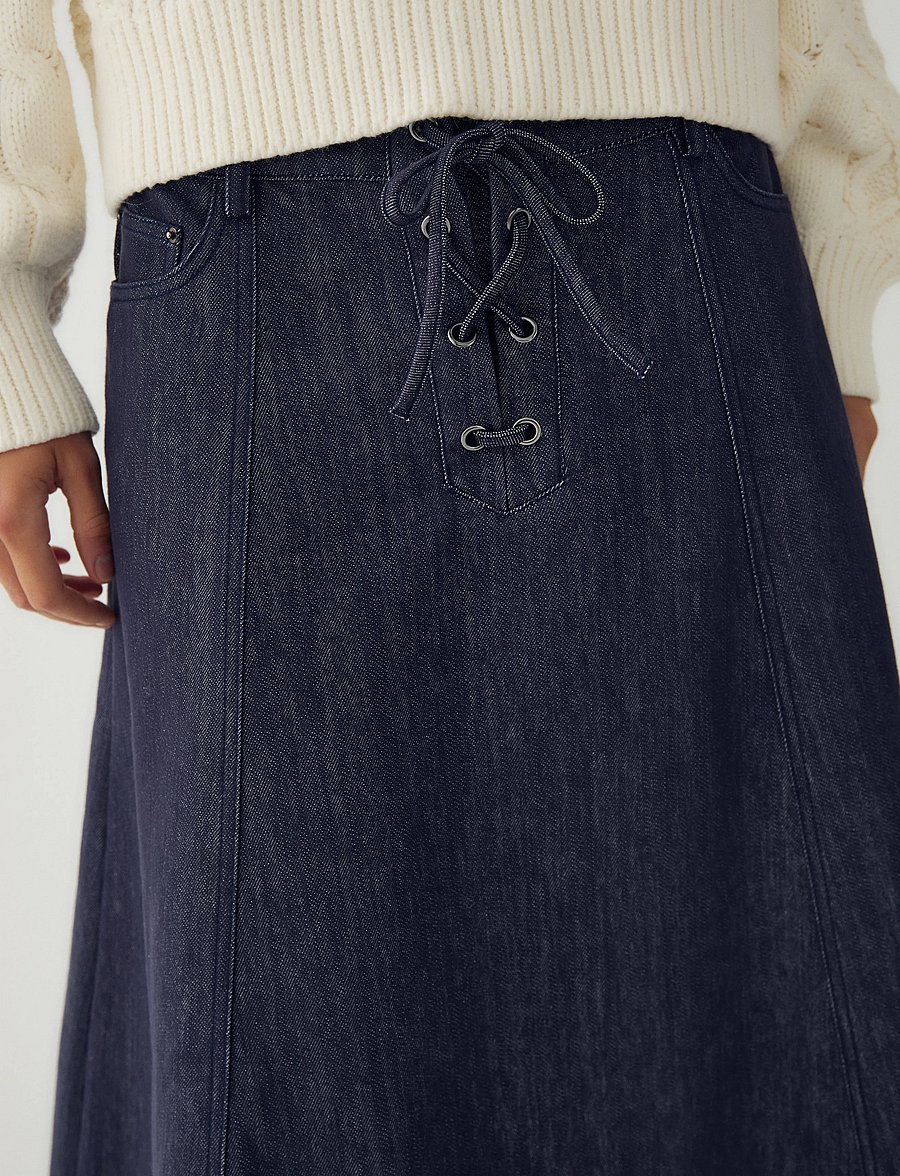 Noella - N-Martella Skirt - jeansröcke - blue rinse wash - 5