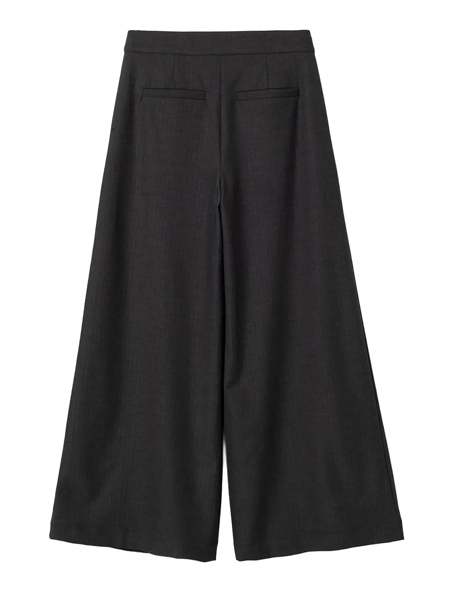 Noella - N-Kazia MW Pants - grey herringbone - 2