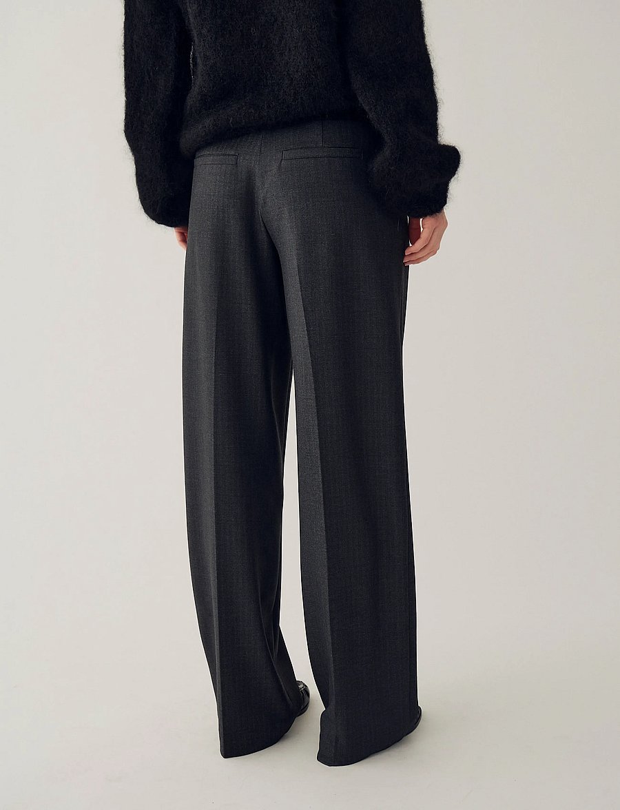 Noella - N-Mahala MW Pants - anzugshosen - grey herringbone - 3