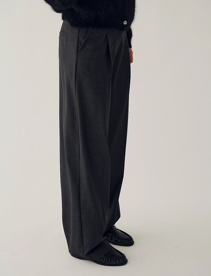 Noella - N-Mahala MW Pants - anzugshosen - grey herringbone - 4