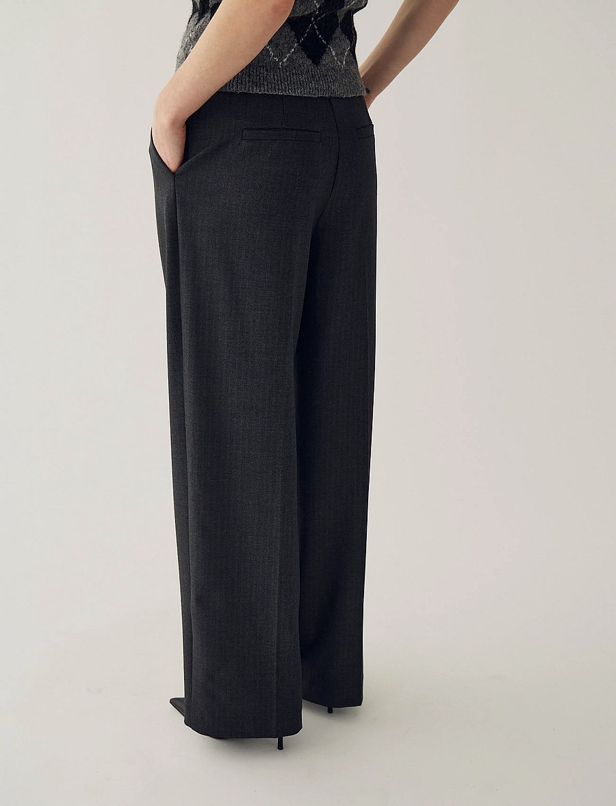 Noella - N-Mahala MW Pants - anzugshosen - grey herringbone - 5
